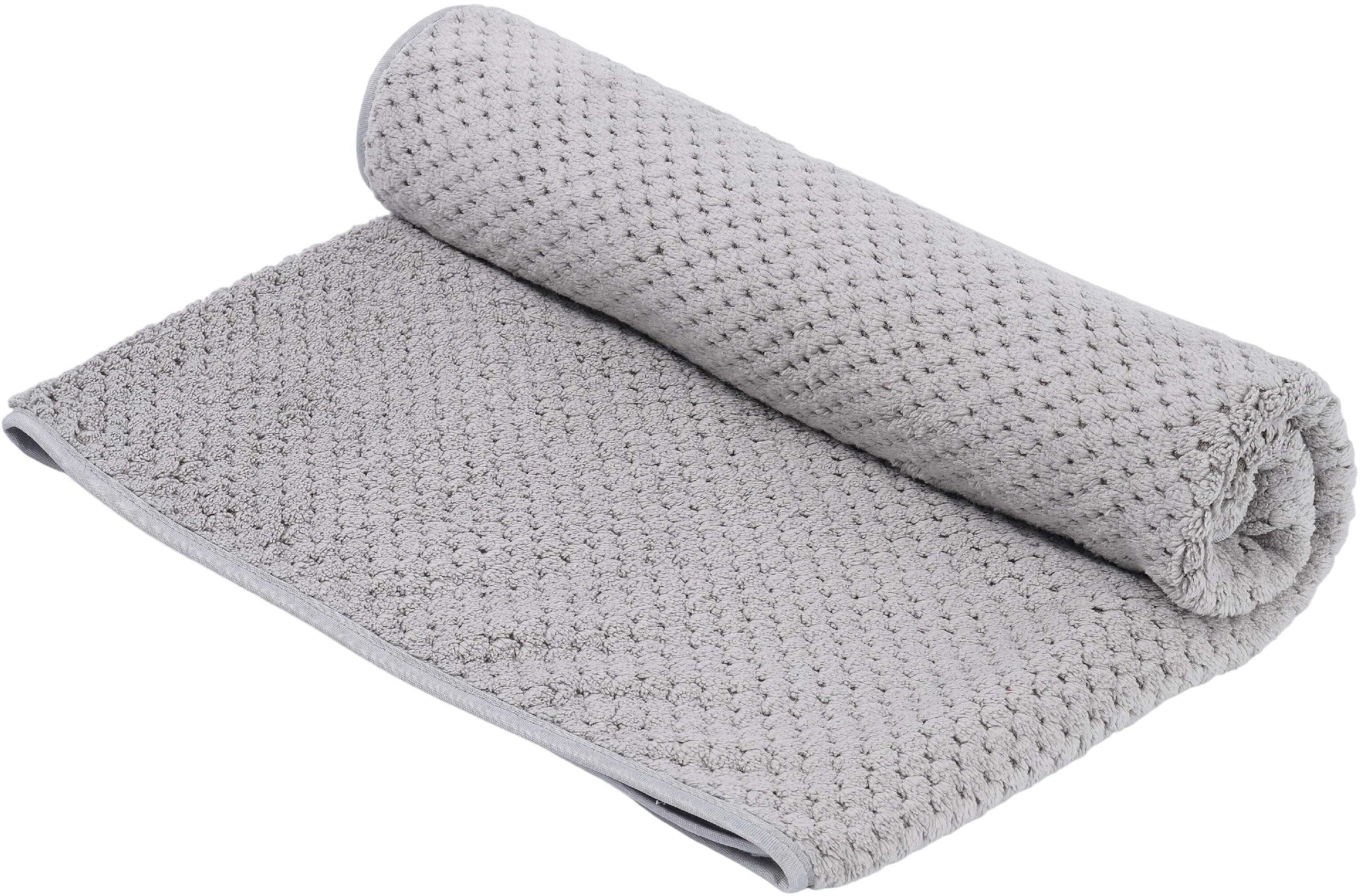 OTTO home Handtücher Parris, diverse Größen, ideal als Sporthandtuch, Reisehandtuch, Microfaser (2-St), sehr leicht, kompakt, schnelltrocknend, Mikrofaser, mit Waffelmuster