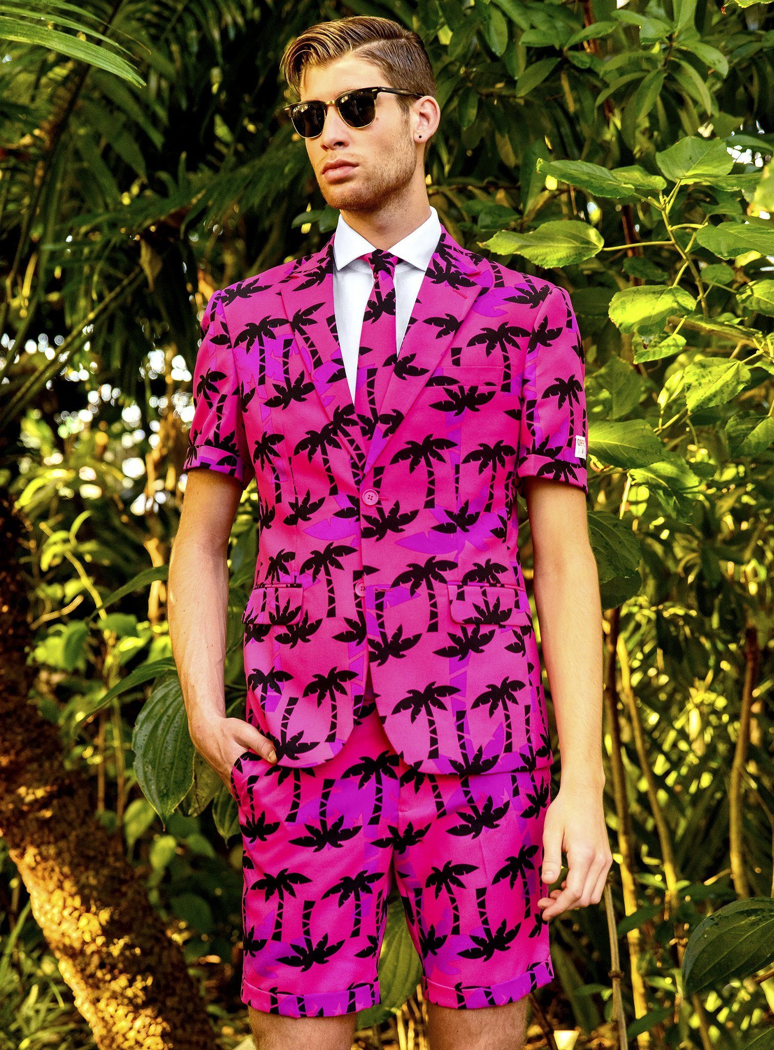 Opposuits Partyanzug Shorts Suit Tropicool, Cooler Dress für heiße Tage