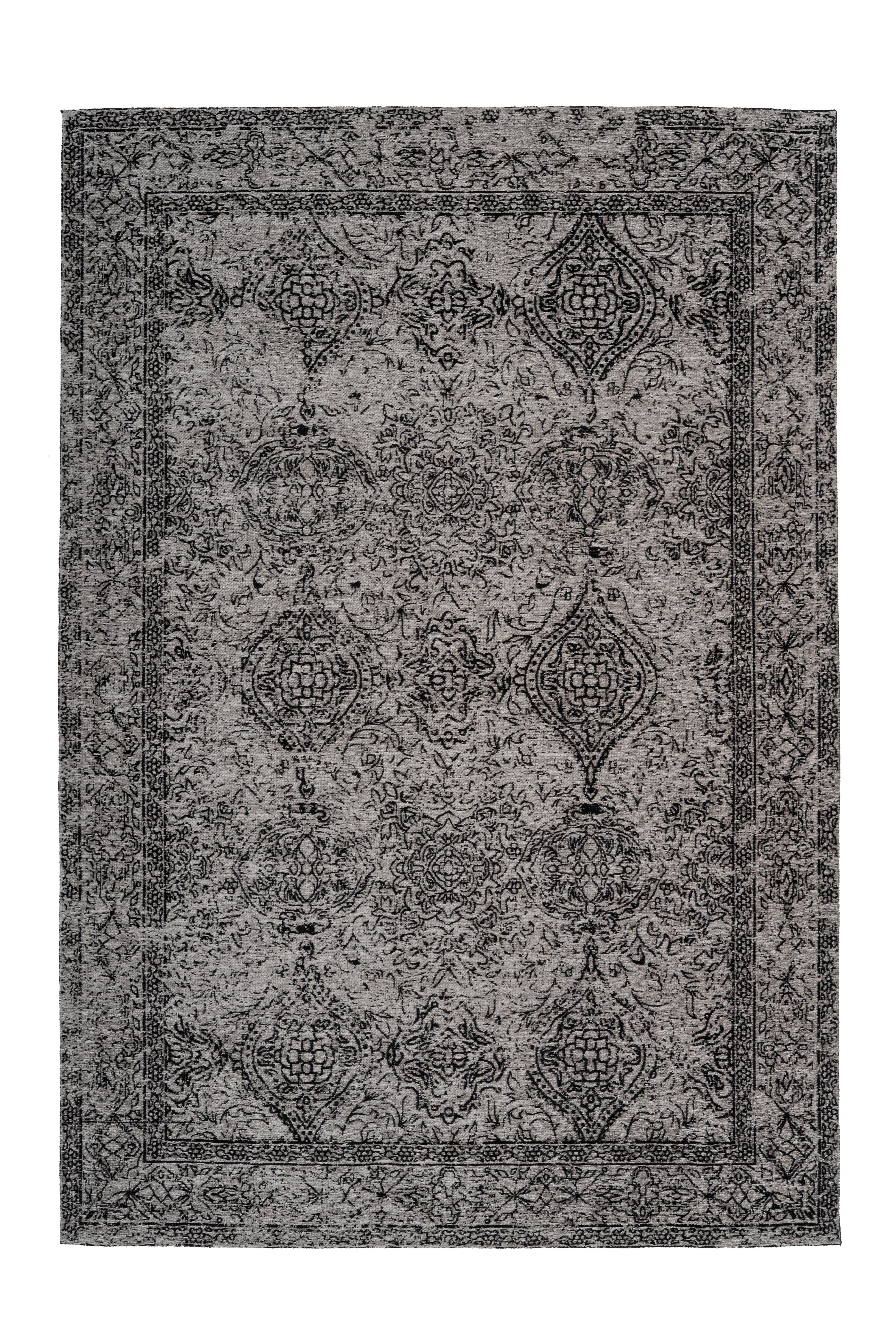 Arte Espina Teppich Iglesia 300, rechteckig, Höhe: 10 mm, Jacquard-Teppich, dezente Farbwahl, Rücken aus 100 % Baumwolle