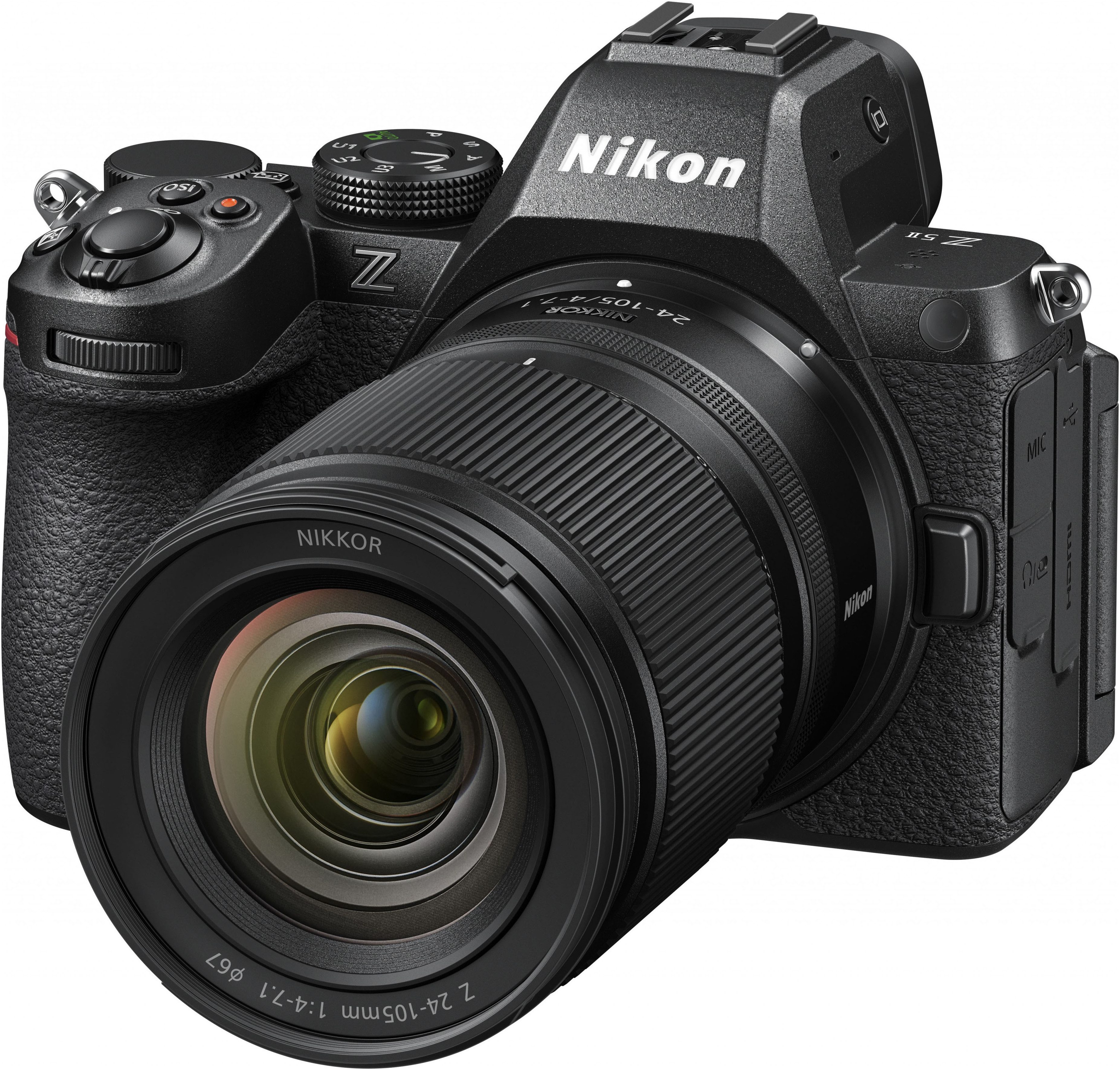 Nikon Kit Z5 II + Nikkor Z 24‑105mm f/4‑7.1 Vollformat-Digitalkamera (Nikkor Z 24‑105mm f/4‑7.1, 24,5 MP, WLAN (Wi-Fi), Bluetooth)