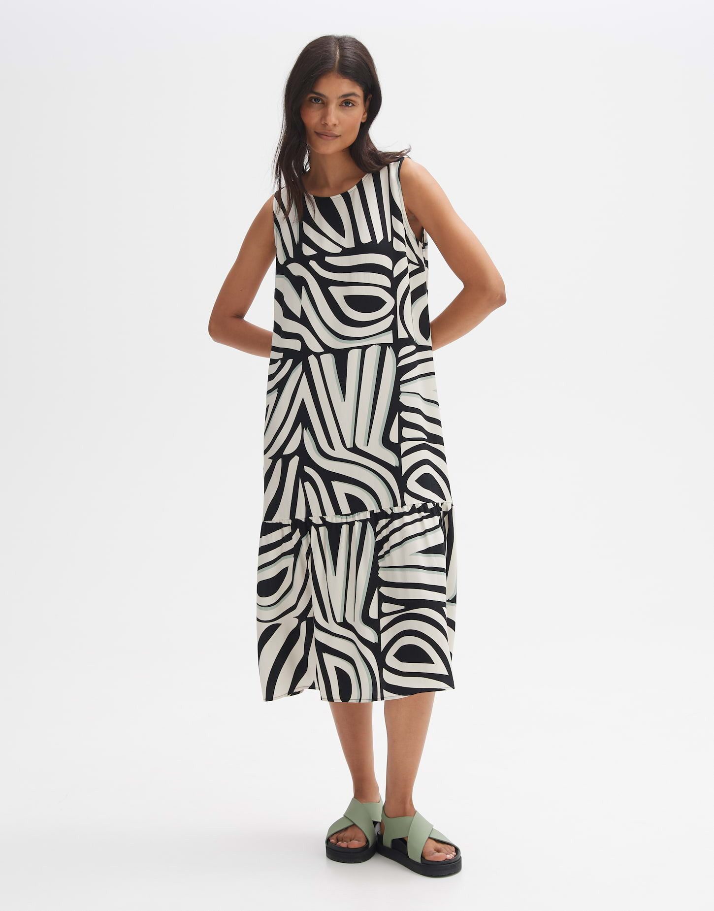 OPUS Trägerkleid Midikleid WICY OASIS A-Linie günstig online kaufen
