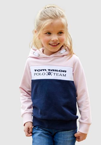 TOM TAILOR Polo Team Sportinis megztinis su gobtuvu su farb...