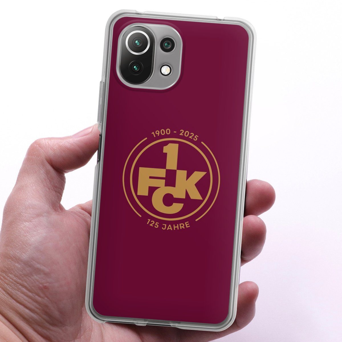 DeinDesign Handyhülle 1. FC Kaiserslautern 1. FCK 125 Jahre 1. FCK 125. Jubiläum, Xiaomi Mi 11 Lite 5G Silikon Hülle Bumper Case Handy Schutzhülle