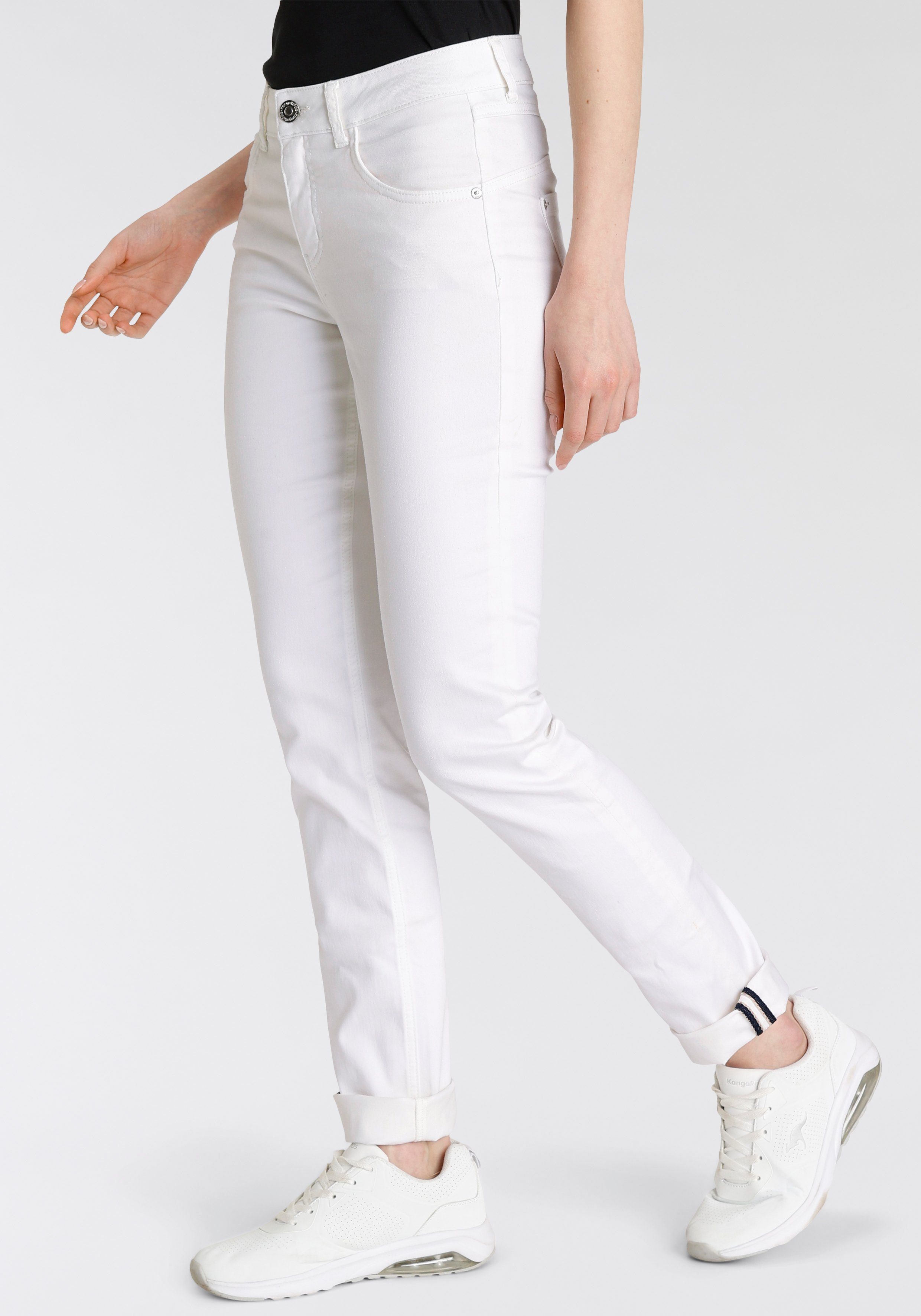 HIGH Relax-fit-Jeans white WAIST KangaROOS RELAX-FIT