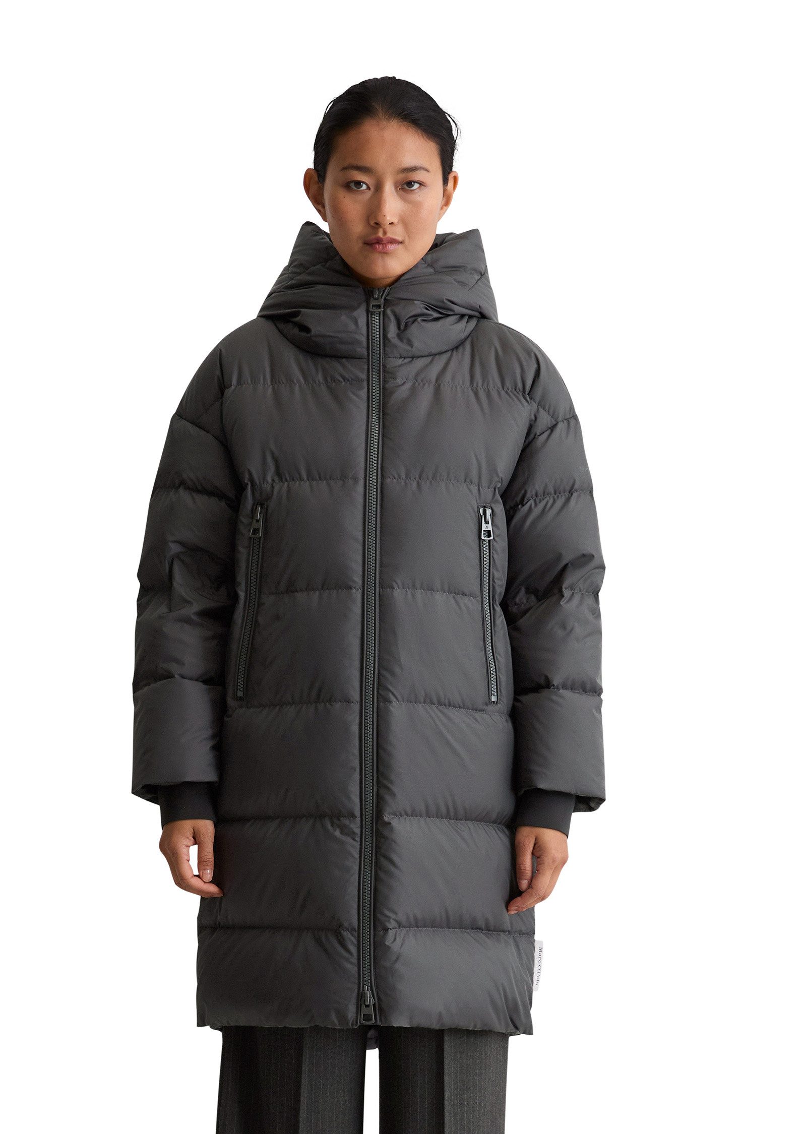 Marc O'Polo Daunenmantel aus recyceltem Polyester wasserabweisend günstig online kaufen