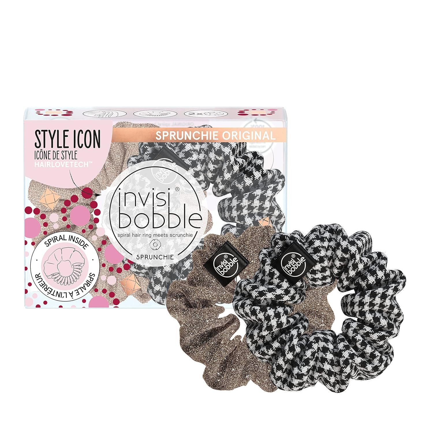 invisibobble Spiral-Haargummi Invisibobble Sprunchie Original Duo British Royal Haarbänder Haargummi