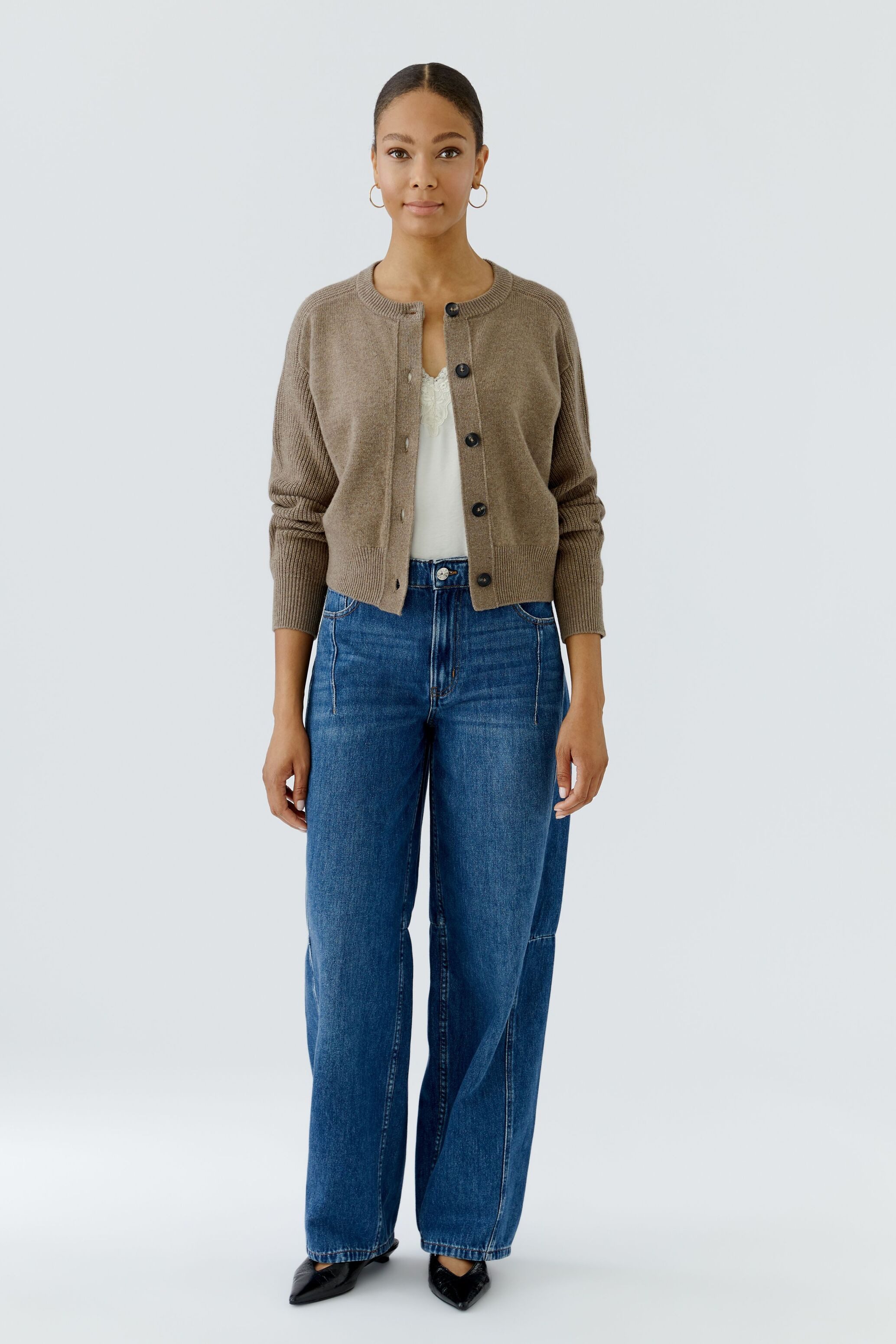 Oui Strickjacke