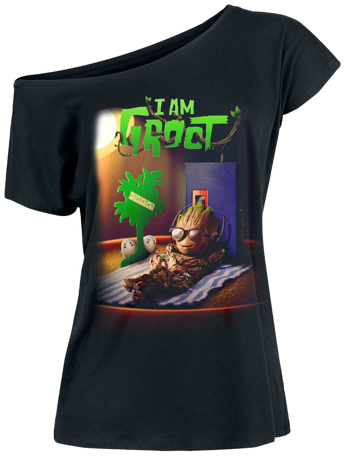 MARVEL T-Shirt Guardians of the Galaxy Groot Chilling