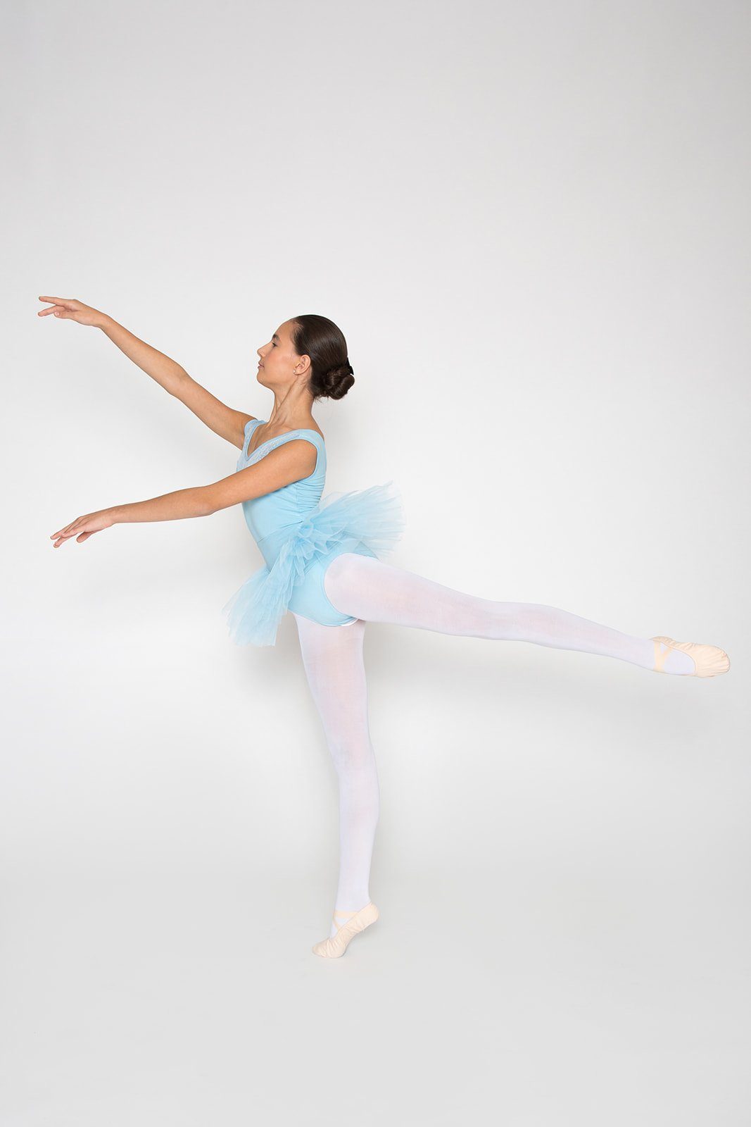 tanzmuster Tüllrock Ballett Tuturock Pia Tutu Ballettrock aus Tüll mit Bund aus Baumwolle