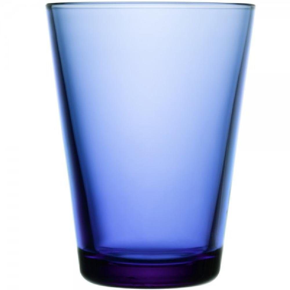 IITTALA Leerglas Glas Kartio Ultramarinblau (Groß)
