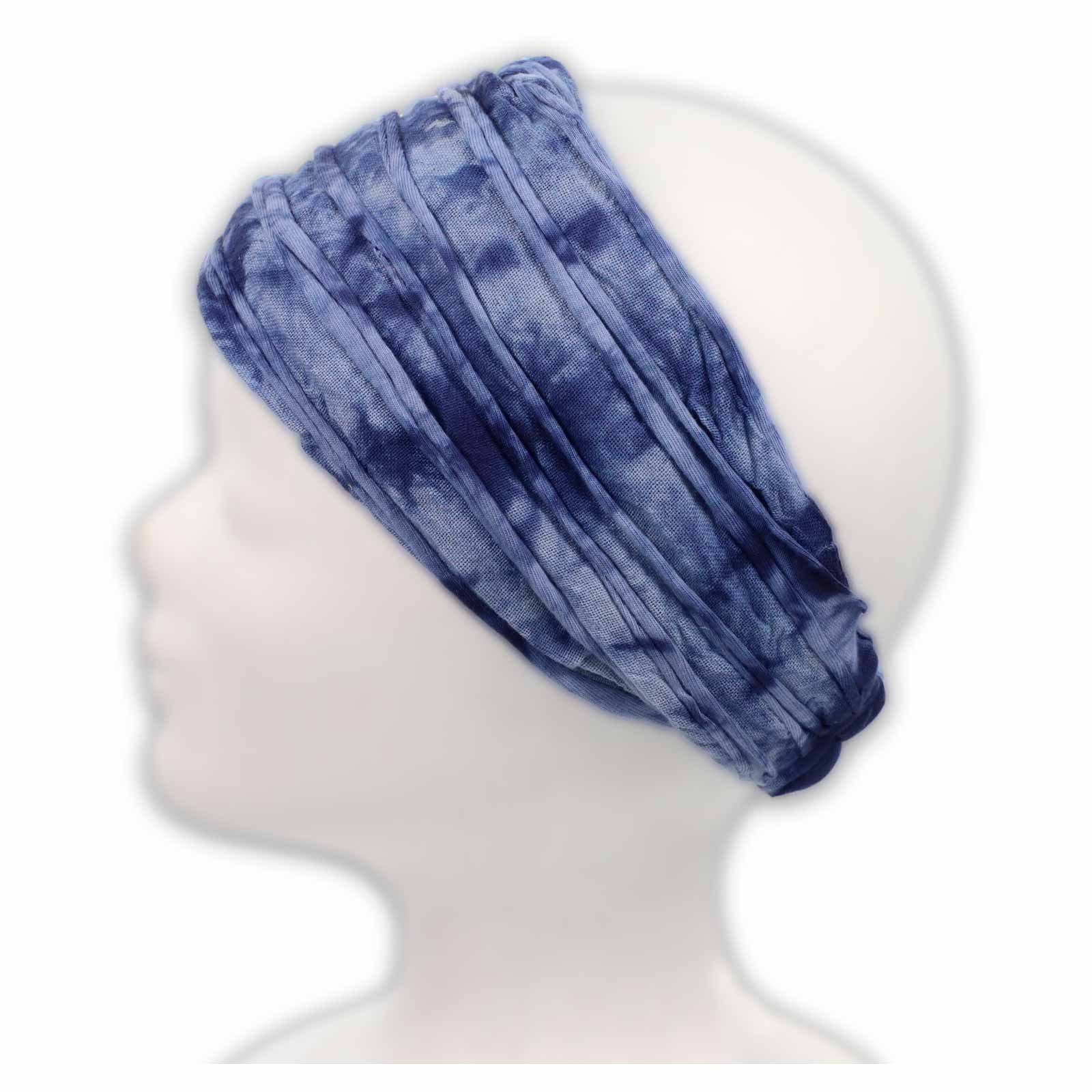 Stirnband KUNST&MAGIE unisex hippie Stonewashed Batik Kopfband Stirnband Yoga