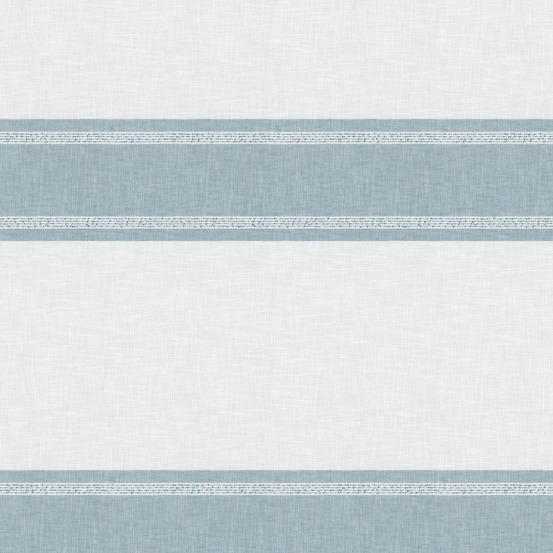Vorhang Multifunktionsband Querstreifen Neutex mit halbtransparent, St), naturiger (1 for Brenda, Effektgarn blau/weiß you!,