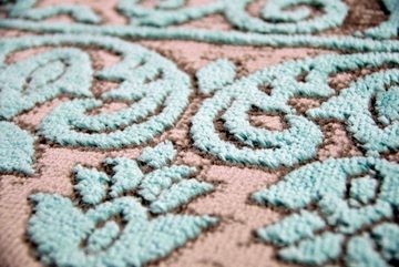 Teppich Teppich Wohnzimmerteppich Ornamente Vintage türkis grau, Carpetia, rechteckig, Höhe: 10 mm