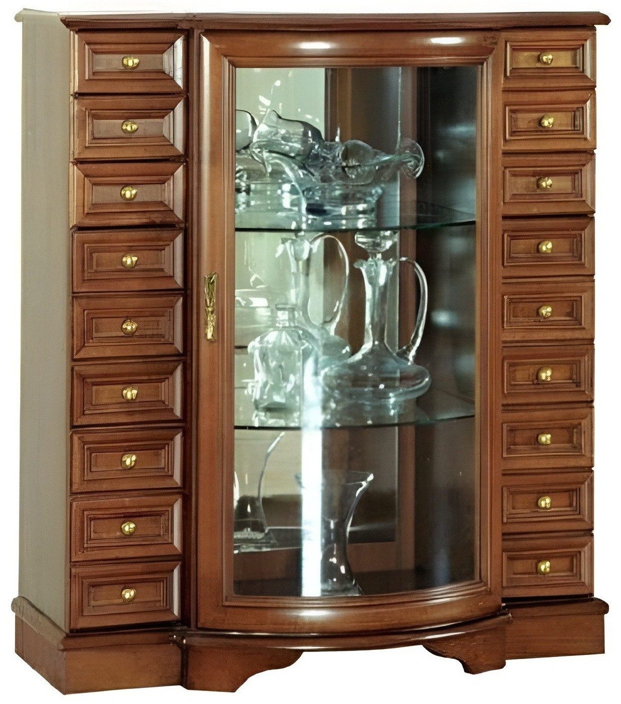 Xlmoebel Schubkastenkommode Vitrine Kommode Z-KS2 in edlem Design mit großzügigem Stauraum (1 St., Kommode), Hergestellt in Europa
