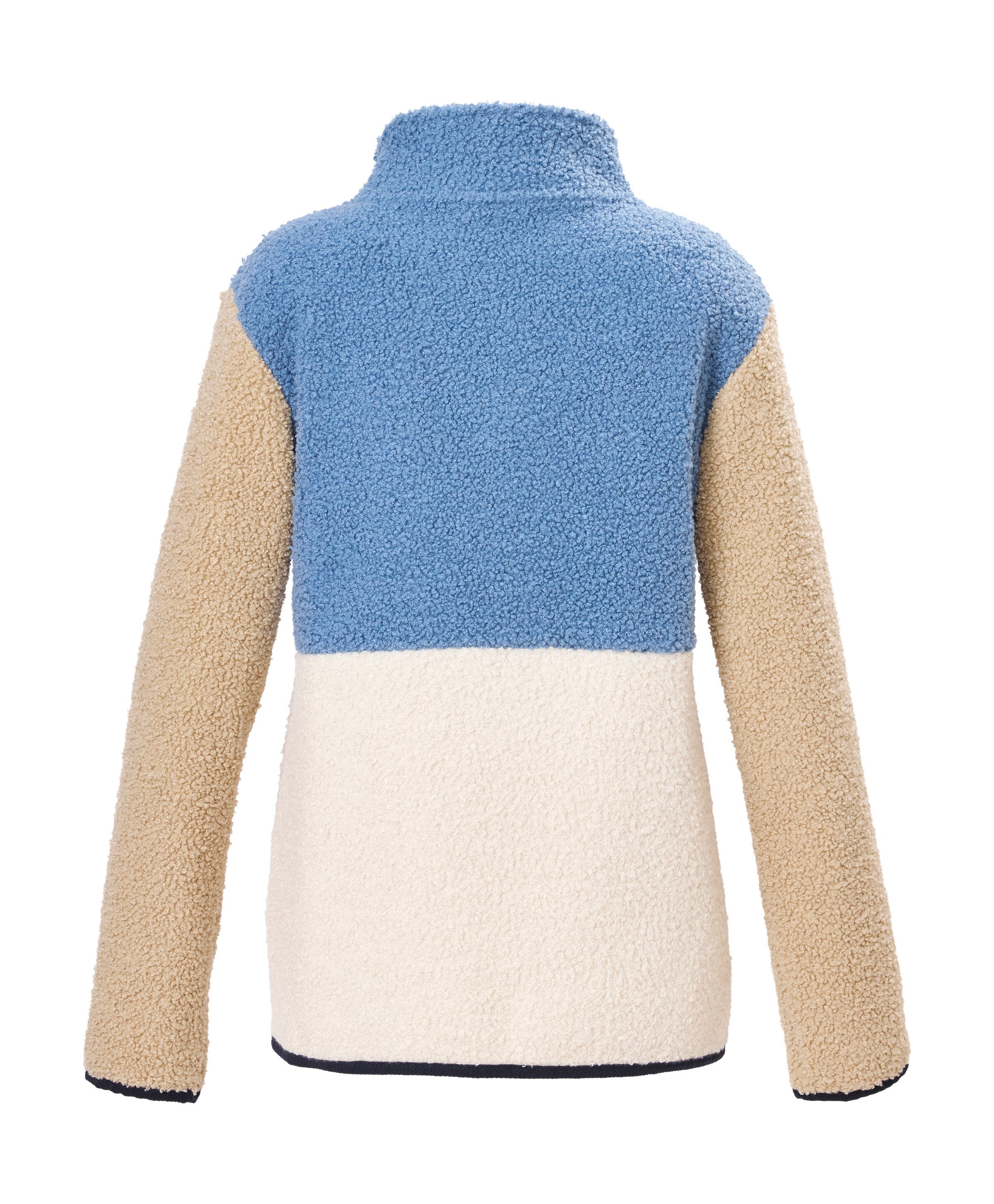 Killtec Fleecejacke KOW 141 GRLS FLC JCKT Weiche Sherpa Fleecejacke mit Kinnschutz und Stauraum – Bild 2 von 5