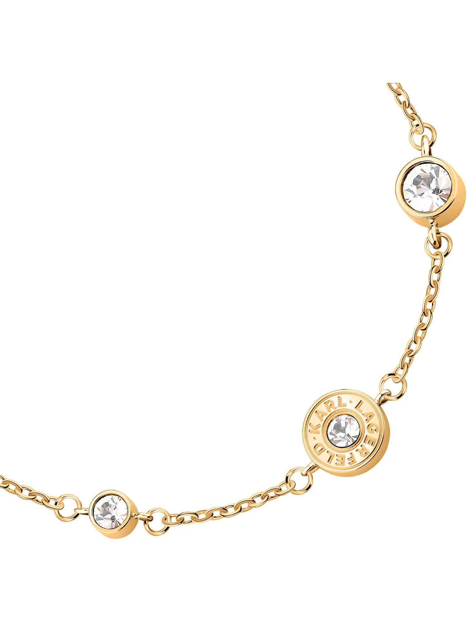 KARL LAGERFELD Armband Karl Lagerfeld Damen-Armband Edelstahl Kristall, Illume