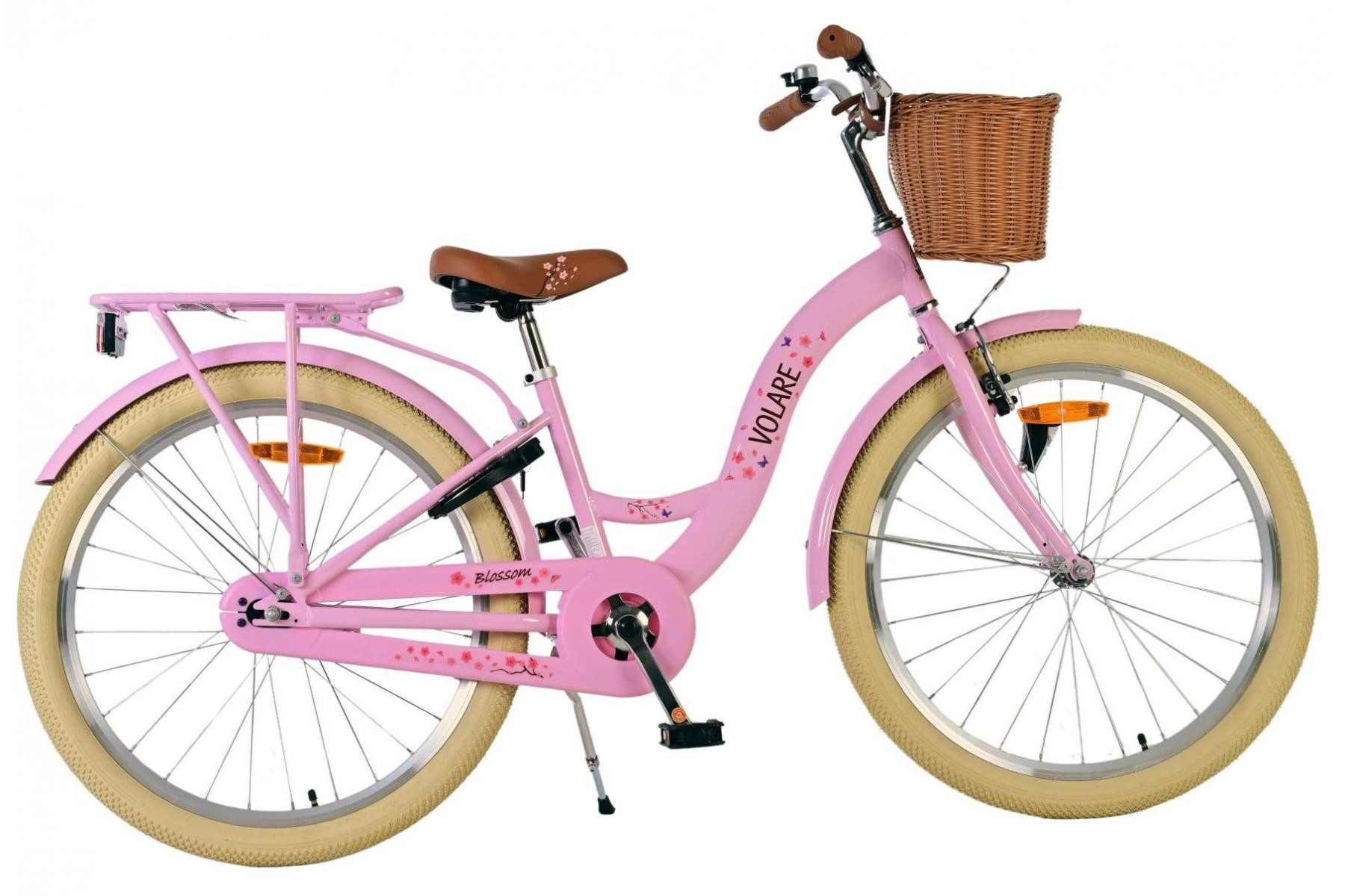 Kinderfahrrad Volare Blossom Kinderfahrrad für Mädchen - 24 Zoll in Rosa