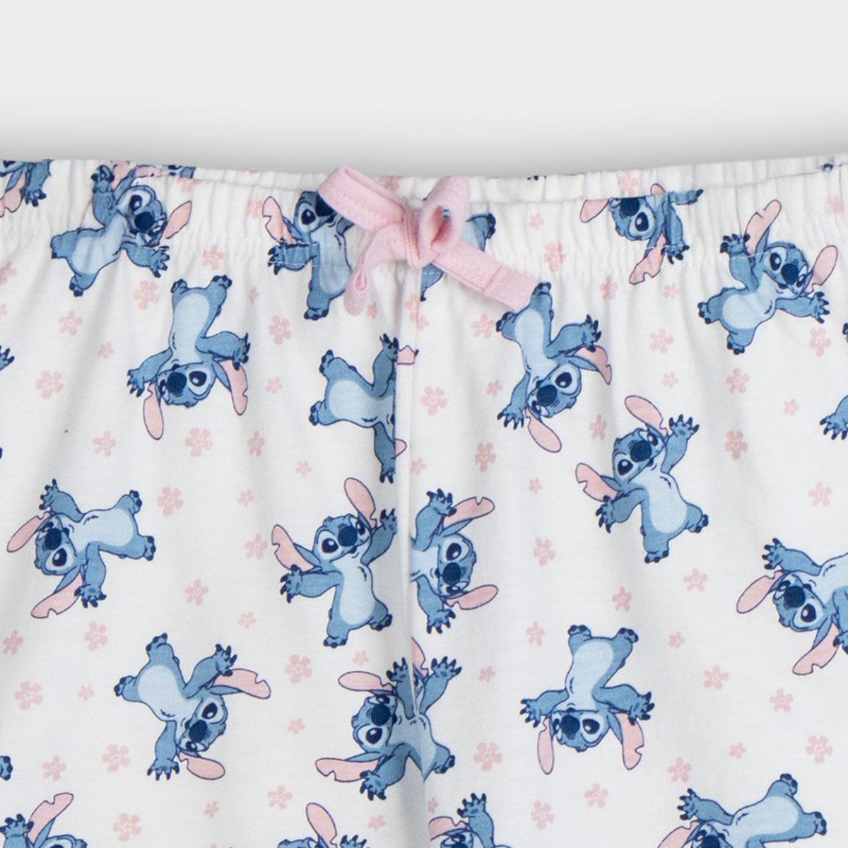 Disney Capri-Pyjama Stitch Kinder Schlafanzug kurz Sommer Nachtwäsche Baumwolle (Spar-Set, 2 Stück) – Bild 4 von 4