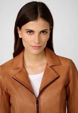 RICANO Lederjacke Amelie Hochwertiges Lamm-Nappa Leder