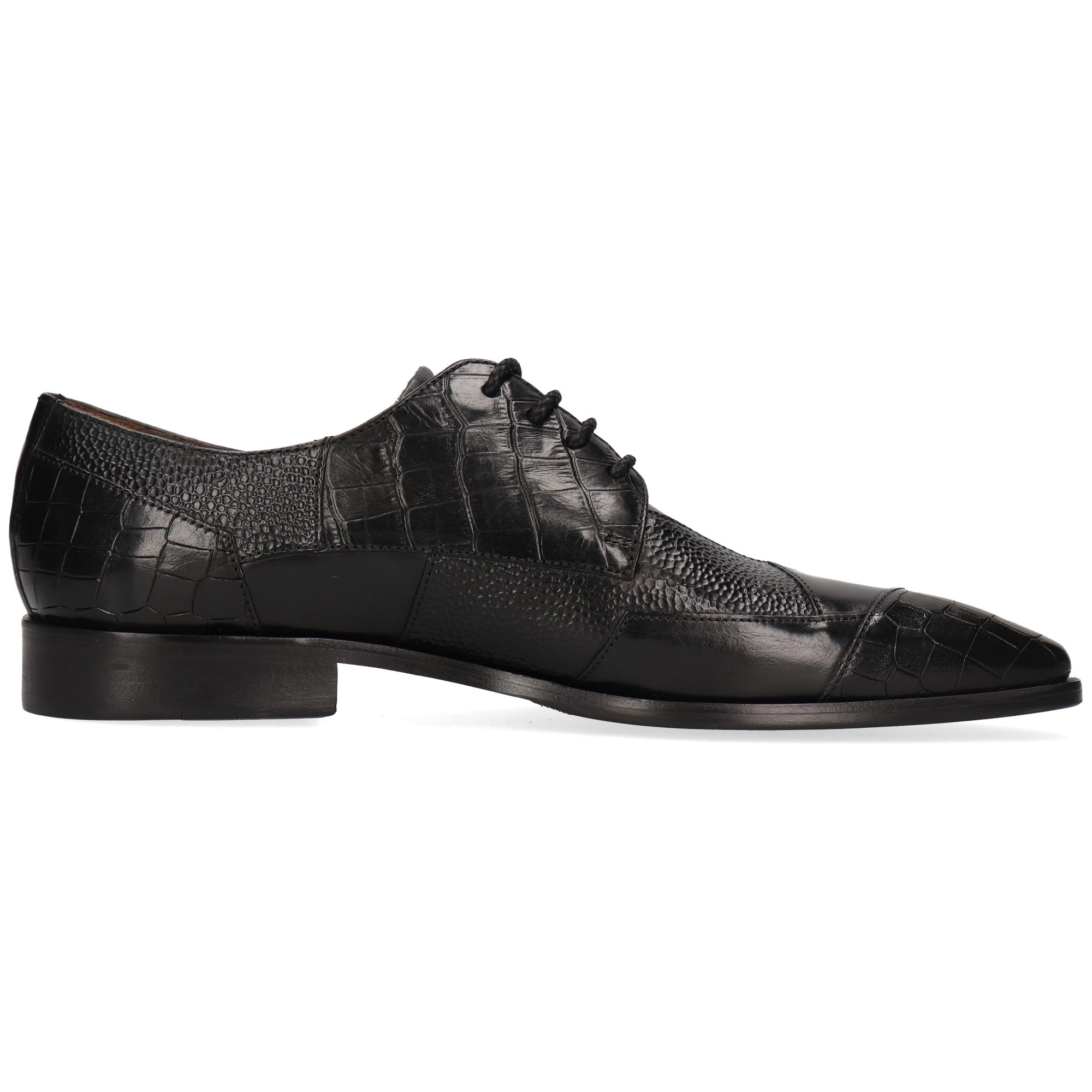 Melvin & Hamilton Elvis 100 Leder-Derby Schuhe für Herren Schnürschuh Flache Absätze, Echtes Leder, Vegetabile Gerbung