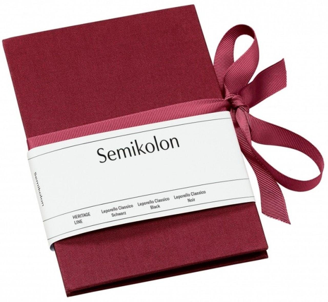Semikolon Fotoalbum Leporello 353207 Classico burgundy