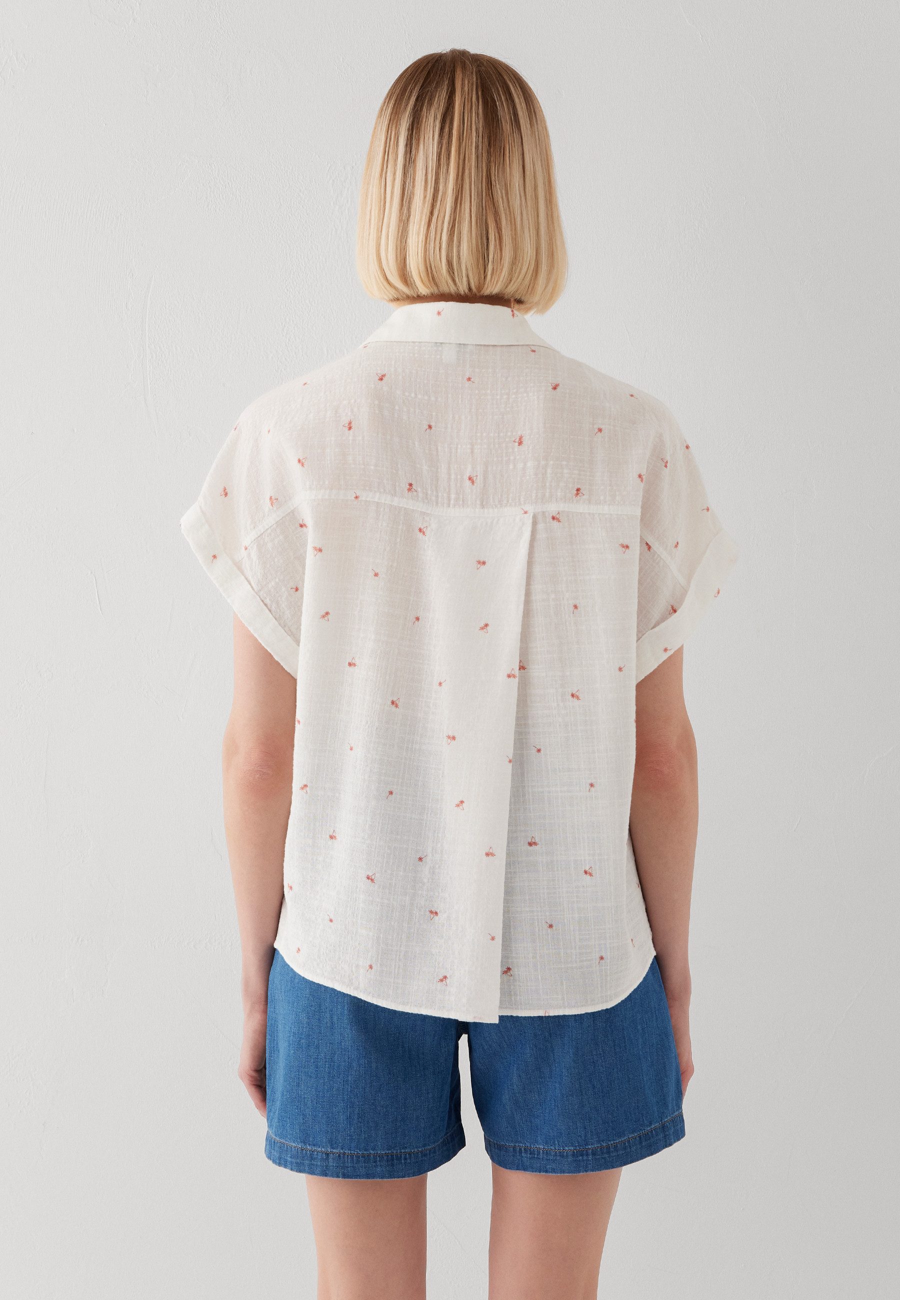 Mavi Klassische Bluse SHORT SLEEVE WOVEN SHIRT Bluse kurzarm – Bild 4 von 5