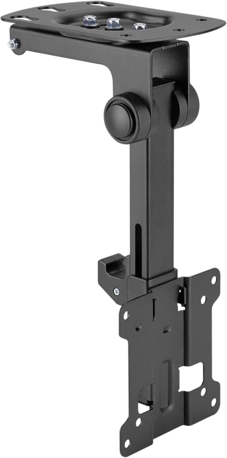 RICOO TV-Deckenhalterung TV Deckenhalter 13"-27" bis 20Kg für LCD / LED / Plasma Monitor D0411, (bis 27 Zoll, VESA 75x75 bis 100x100, 1-tlg., 33-68,5 cm Bildschirm-Diagonale, Frontplatte in der Höhe verstellbar, +/-90° schwenkbar, 90°ausklappbar, ausziehbar von 165mm - 270mm)