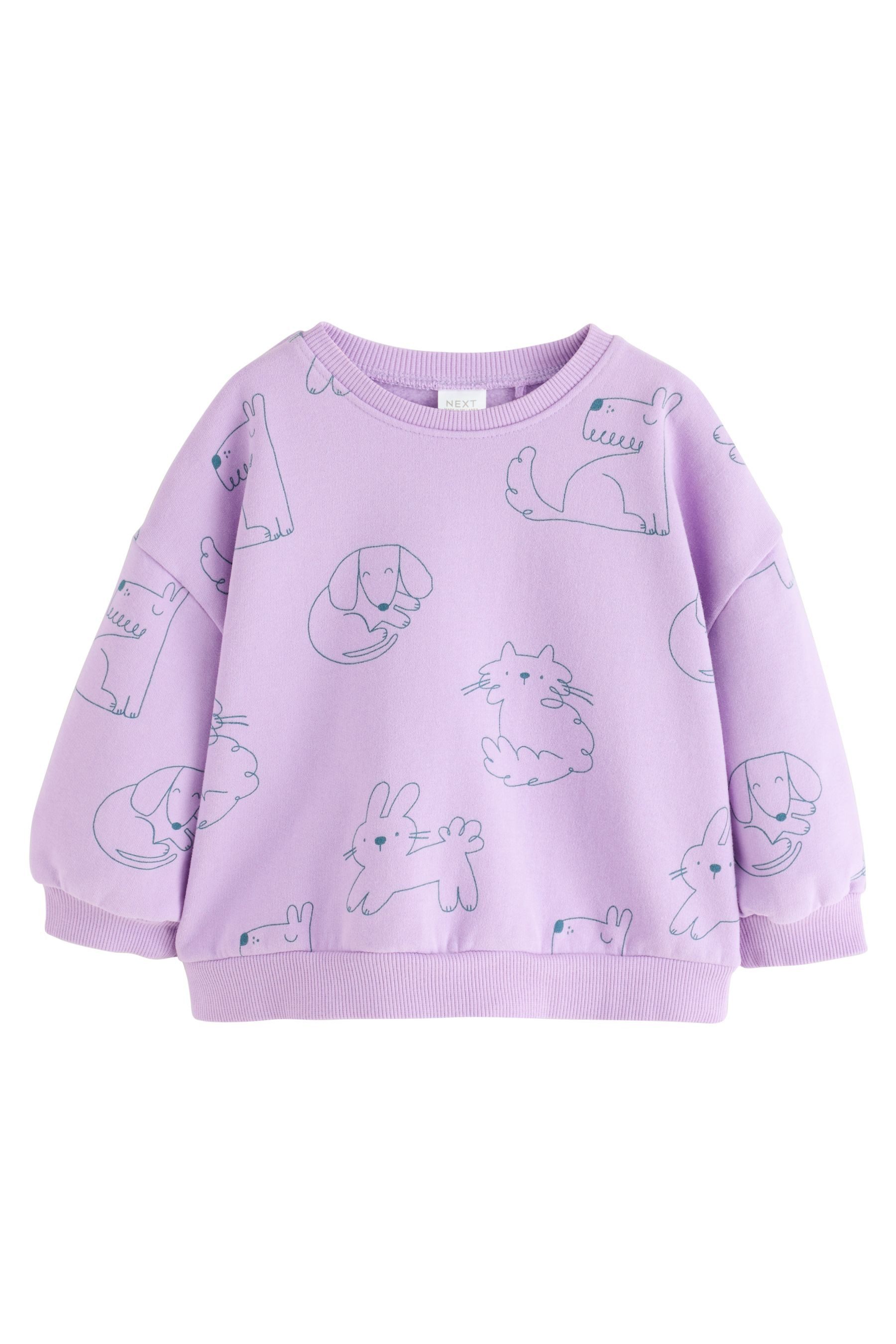 Next Sweater Sweatshirt mit Rundhalsausschnitt (1-tlg)
