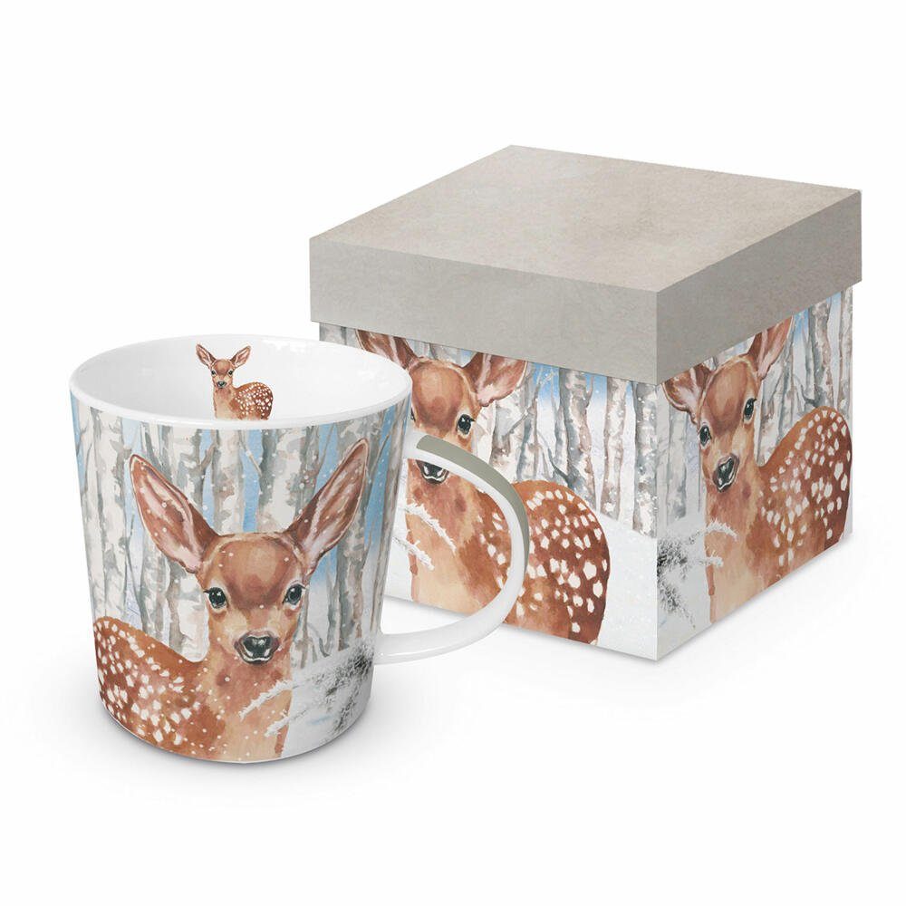 Mug Design Orchestra Trend PPD - En Porcelaine D'os 400ml - Boîte Cadeau - Couleur Blanc Et Noir - Neuf