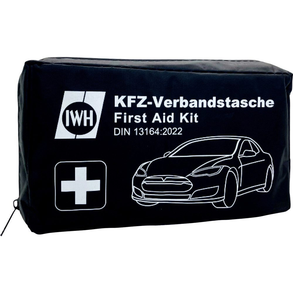 IWH Warndreieck IWH 023513 KFZ-Verbandtasche "schwarz" DIN 13164:2022 Verbandtasche