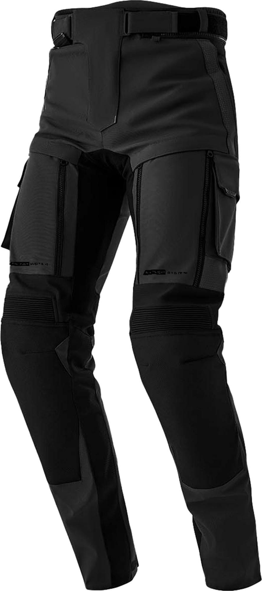 RST Motorradhose Pro Series Adventure D3O wasserdichte Motorrad Textilhose Verbindungsreißverschluss,Hüftprotektoren enthalten,Knieprotektor