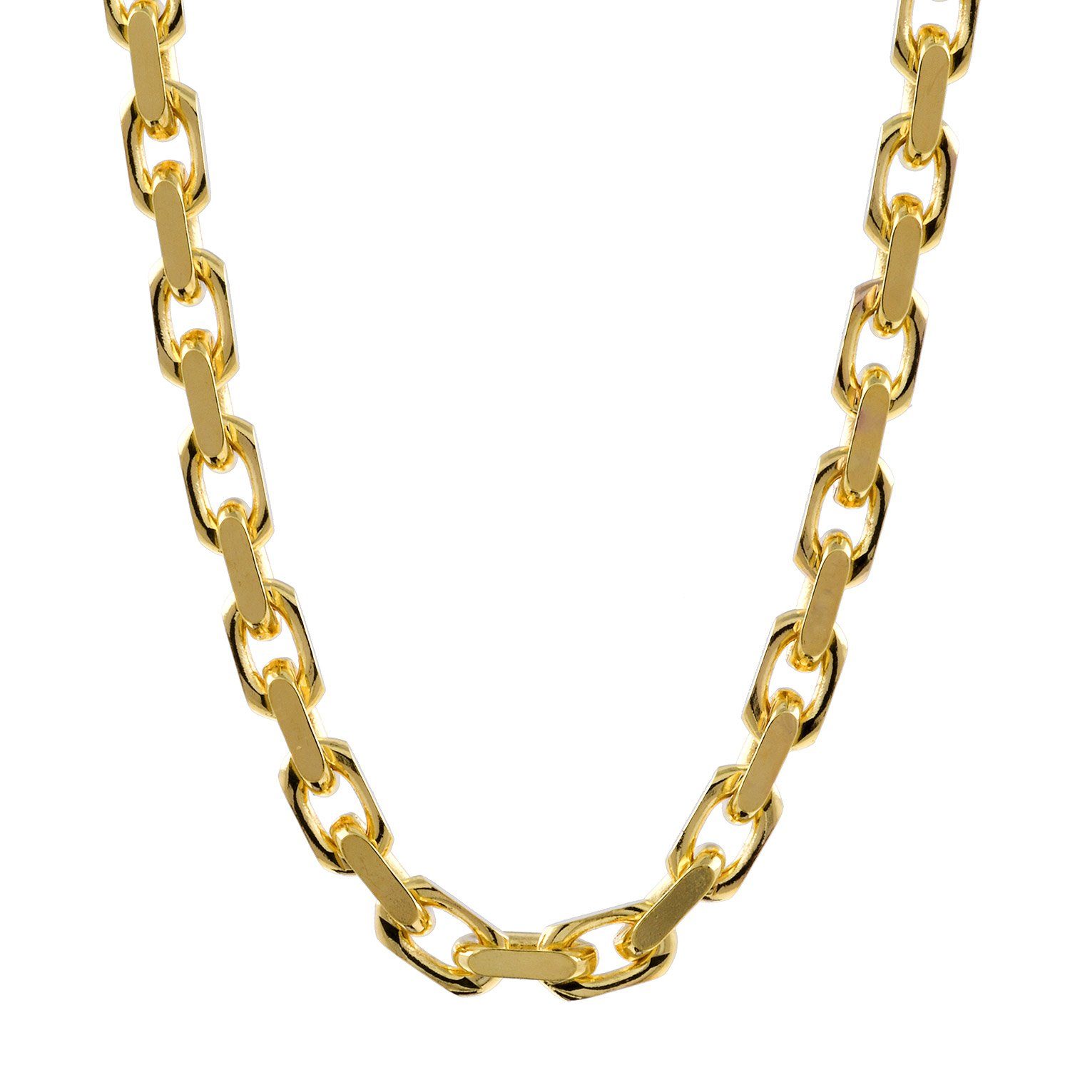 Goldarmband Ankerkette diamantiert Длина 18,5cm - Breite 1,8mm - 333-8 Karat Gold