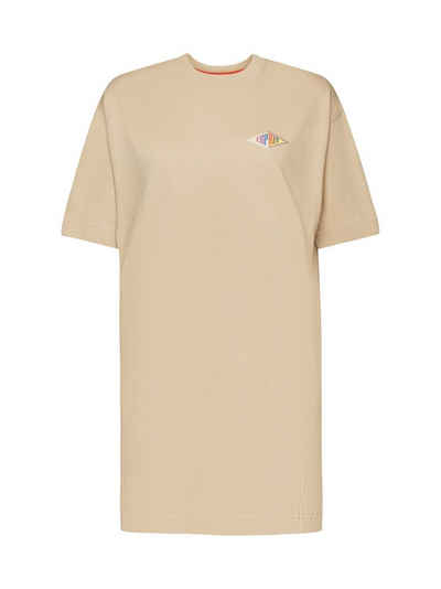 Esprit Minikleid T-Shirt-Kleid mit Stickerei