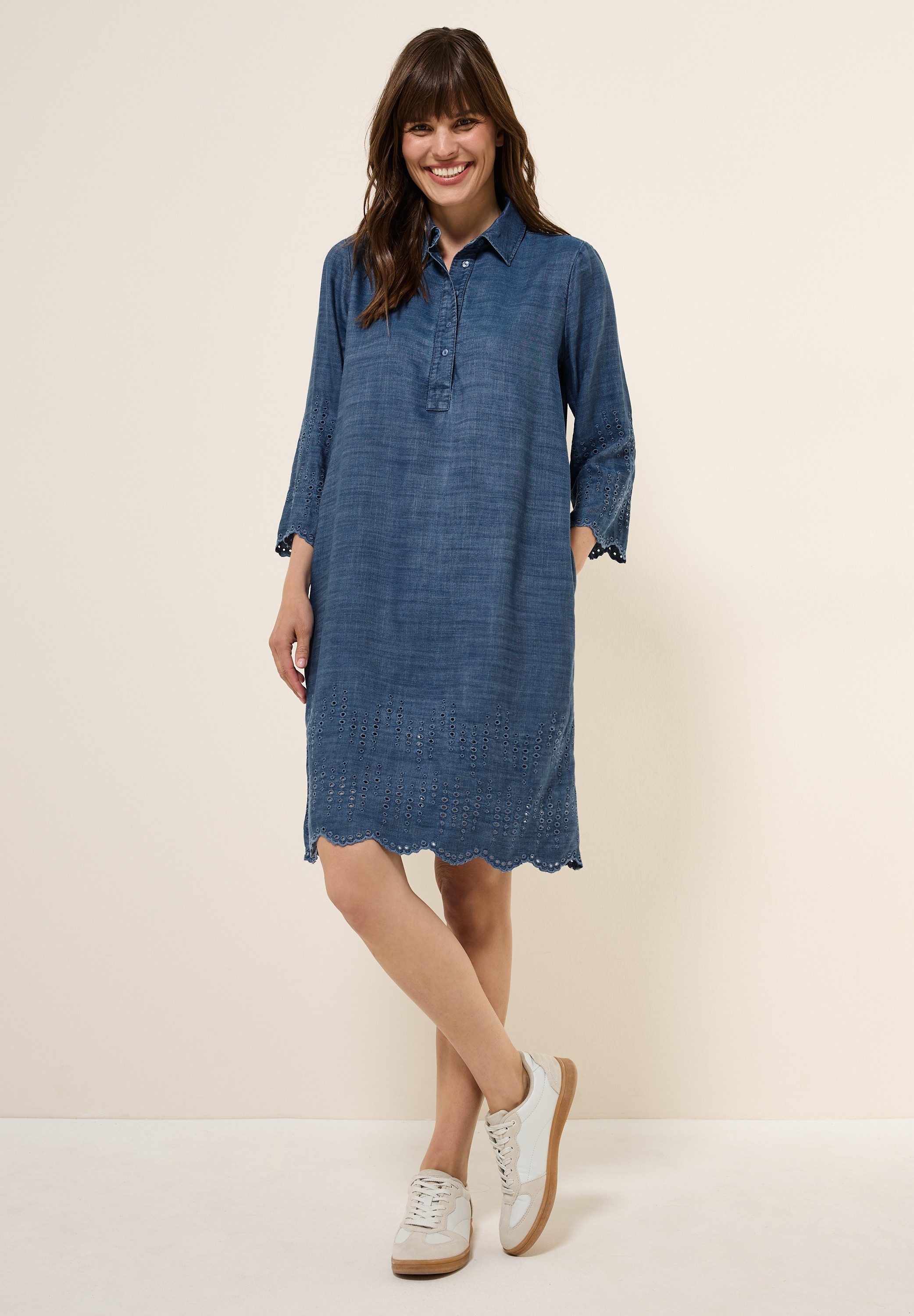 CECIL Blusenkleid mit Knopfleiste günstig online kaufen