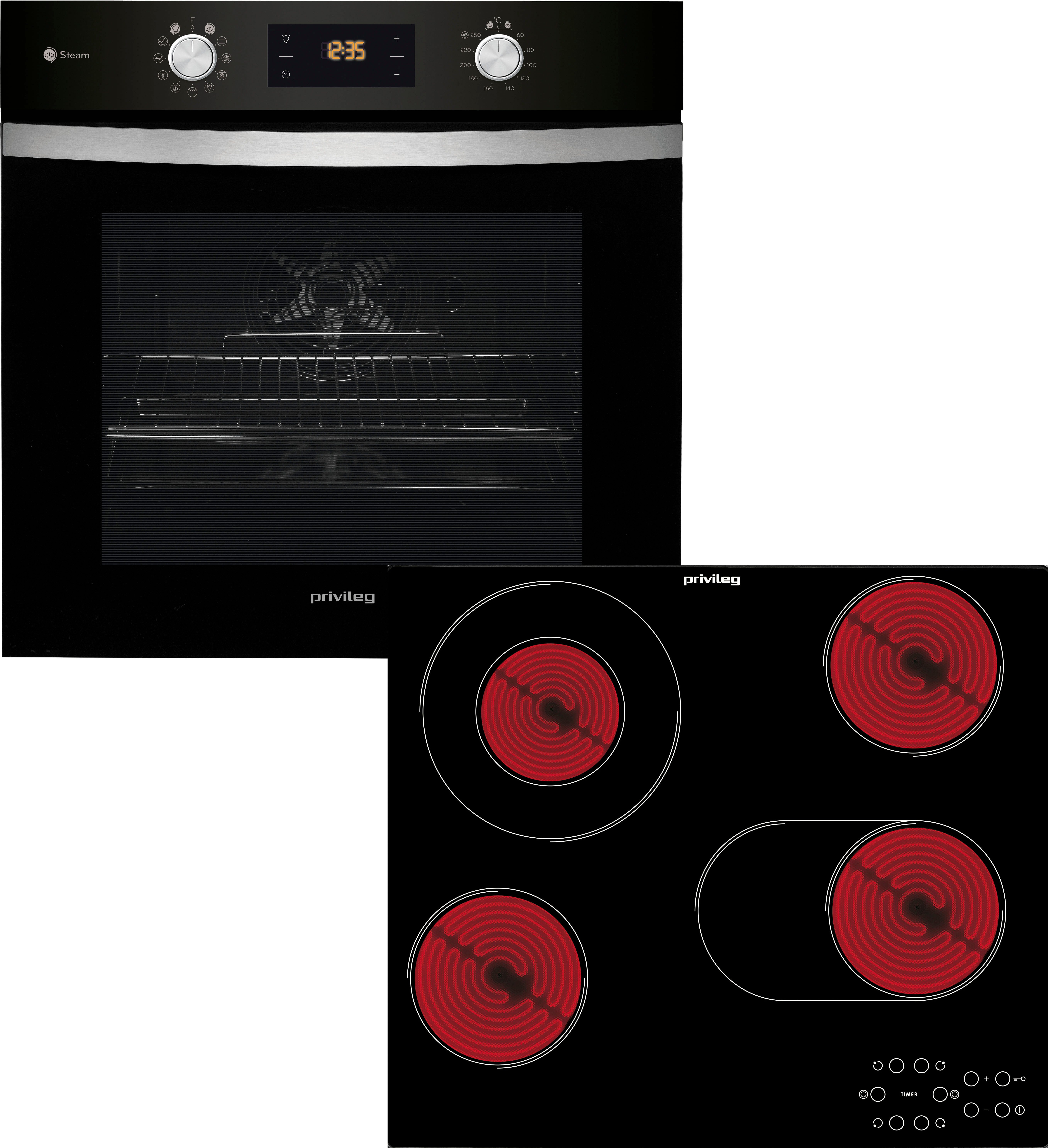 Backofen-Set BAKO Turn&Go Steam 500
