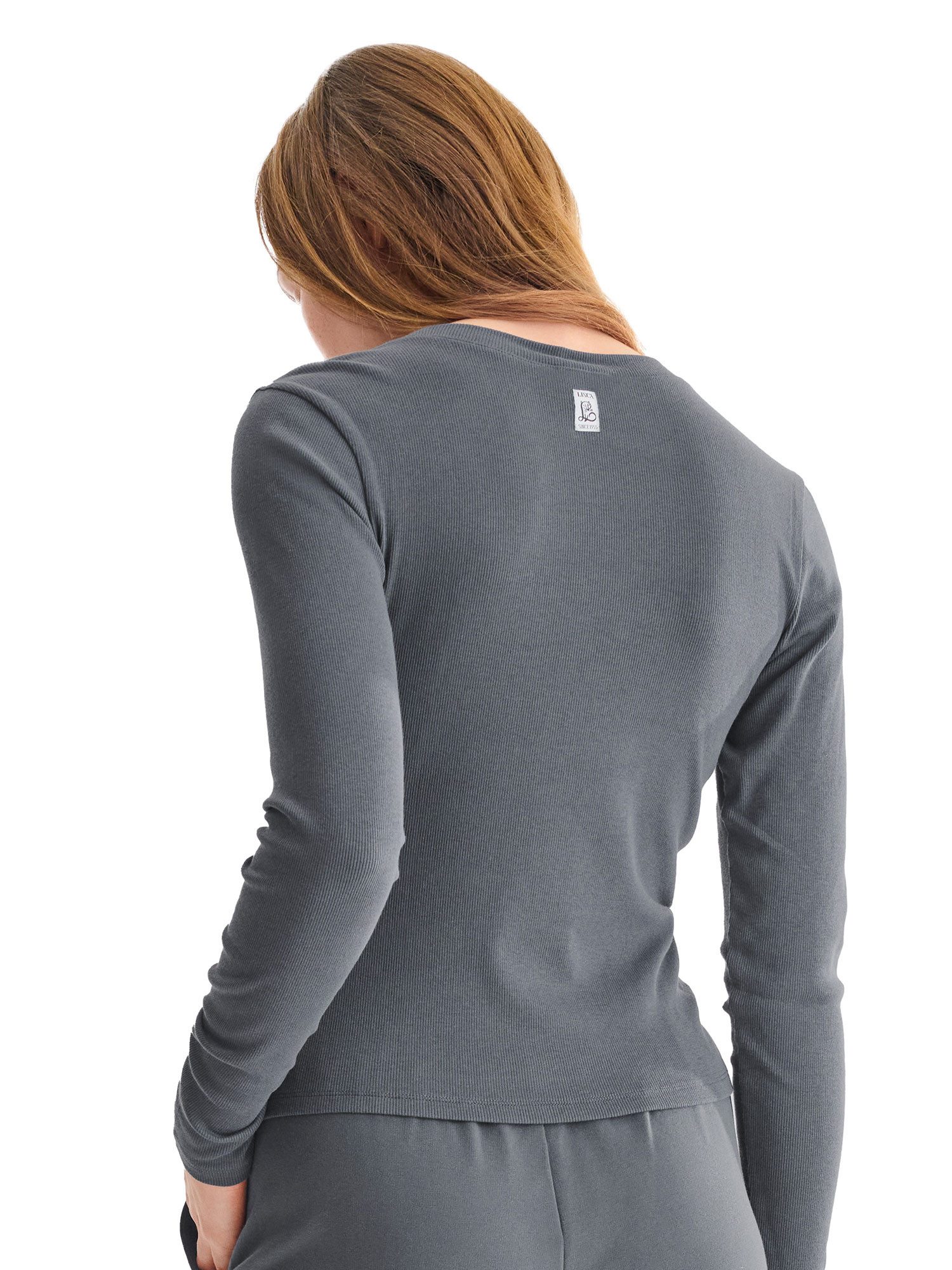 Lisca T-Shirt Shirt langarm Freedom (Stück, 1-tlg) Modal X Baumwolle, luxuriöses Tragegefühl - durch Material-Mix