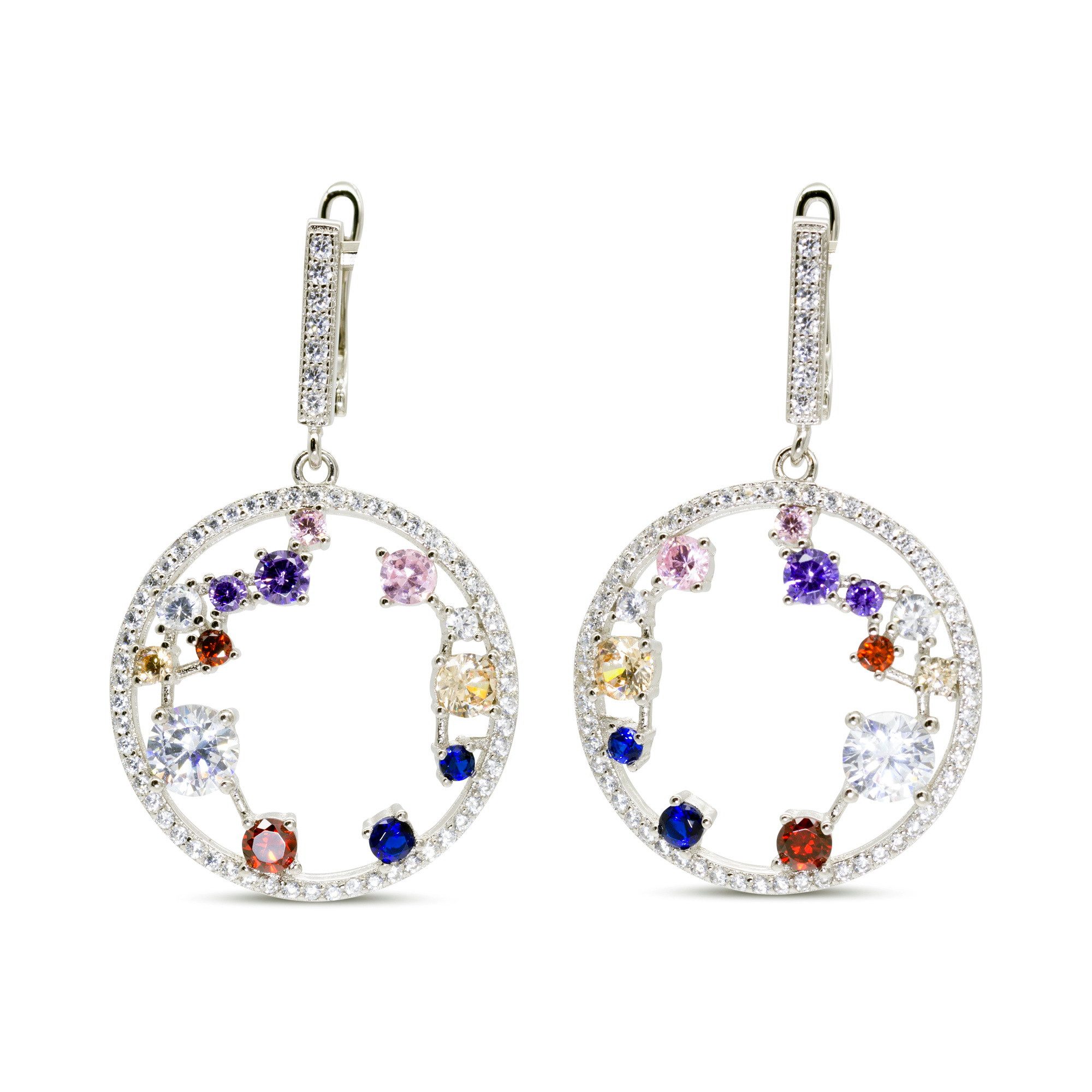 SCHEPPE SCHMUCK Paar Ohrhänger Creole - 925 Sterling Silber - je 14 Cubic Z günstig online kaufen