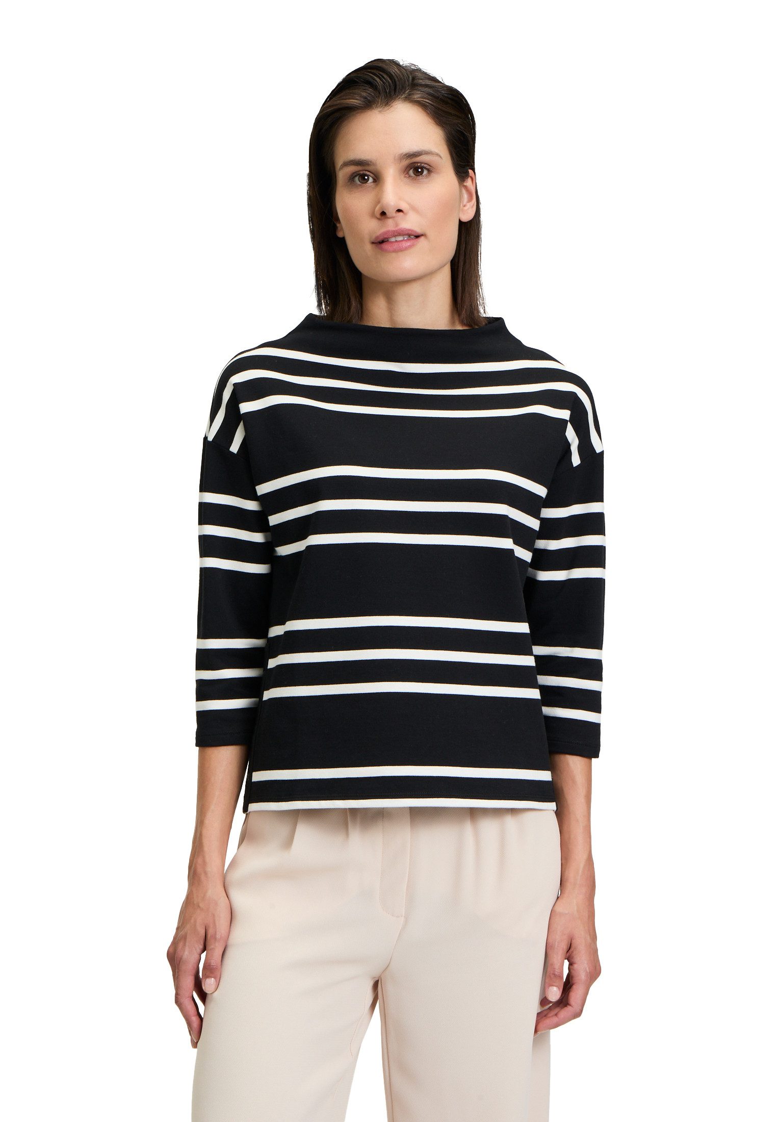 Betty Barclay Sweatshirt Damen mit Ringel Kragen