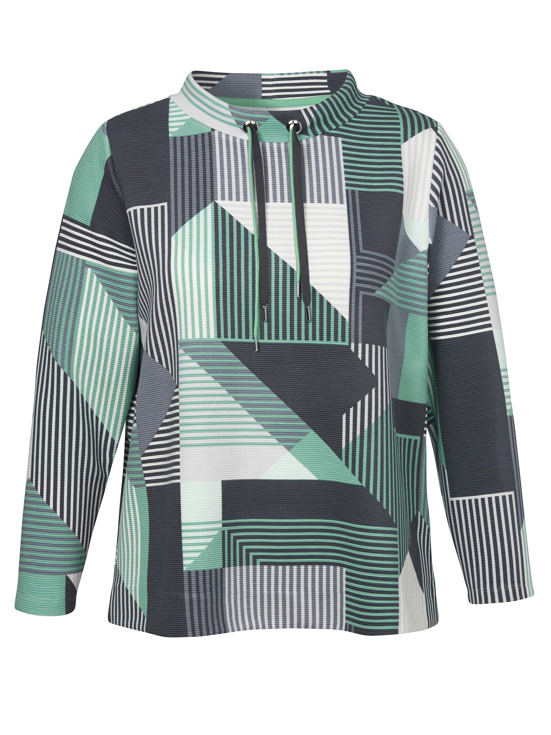 VIA APPIA DUE Sweatshirt (1-tlg) Große Größen