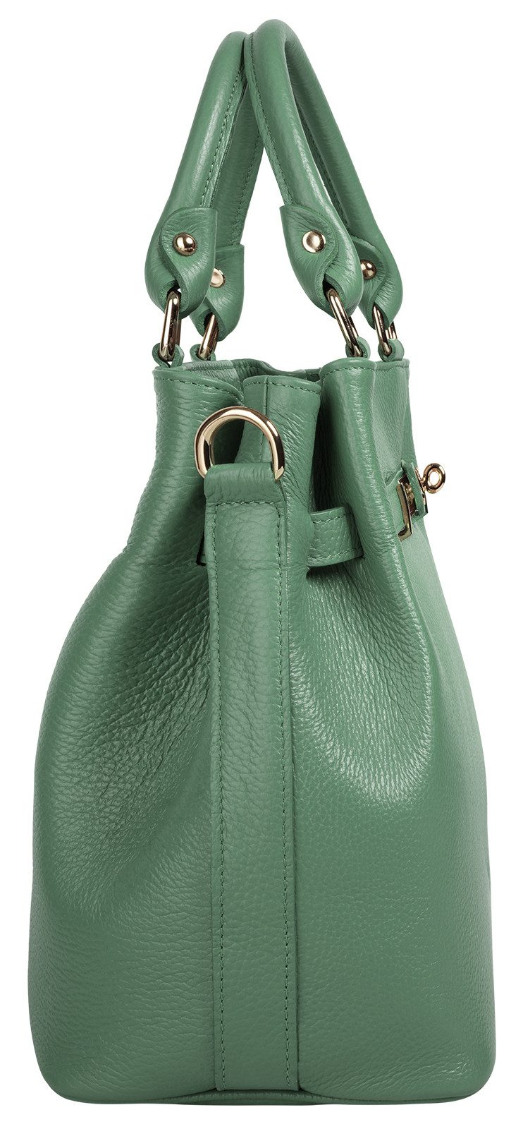 Samantha Look Henkeltasche SAMANTHA LOOK Damen echt Leder, Made in Italy, echt Leder, Made in Italy – Bild 5 von 5