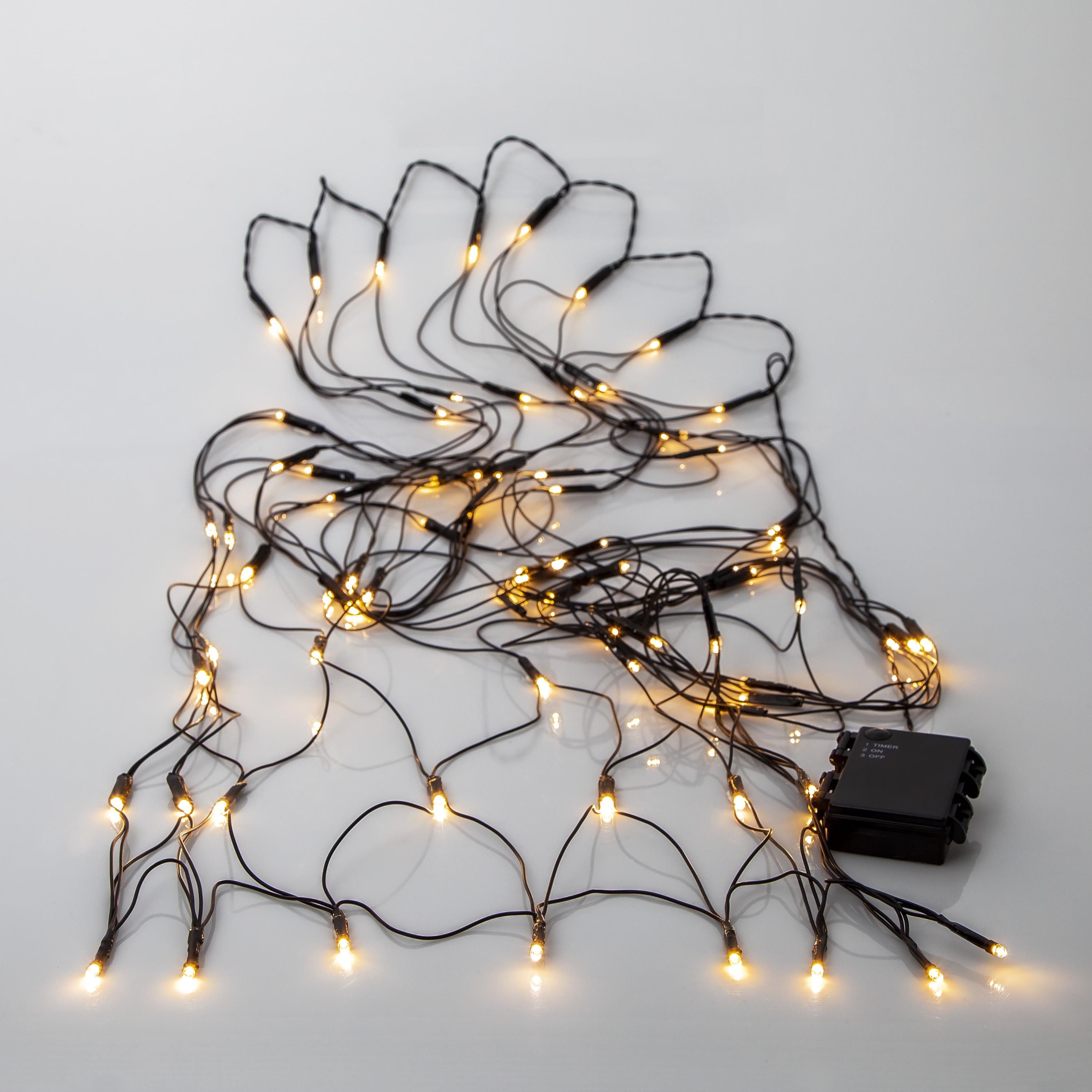 STAR TRADING Außen-Deckenleuchte, Netz LED-Lichterkette,Akku', Batterie, wa günstig online kaufen