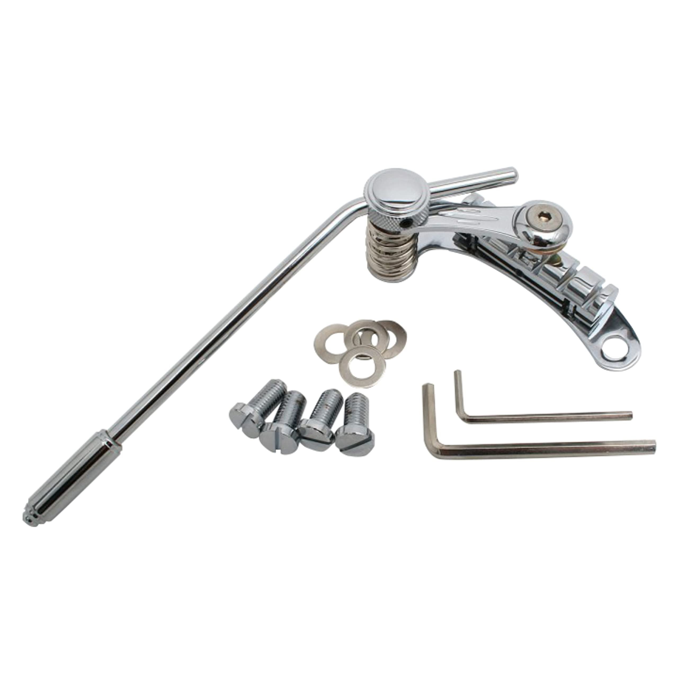 Duesenberg E-Gitarre, ersatzteile für Gitarren, Tremolo & Zubehör, Les Trem II Tremolo Chrom TM85C - Gitarren Ersatzteil