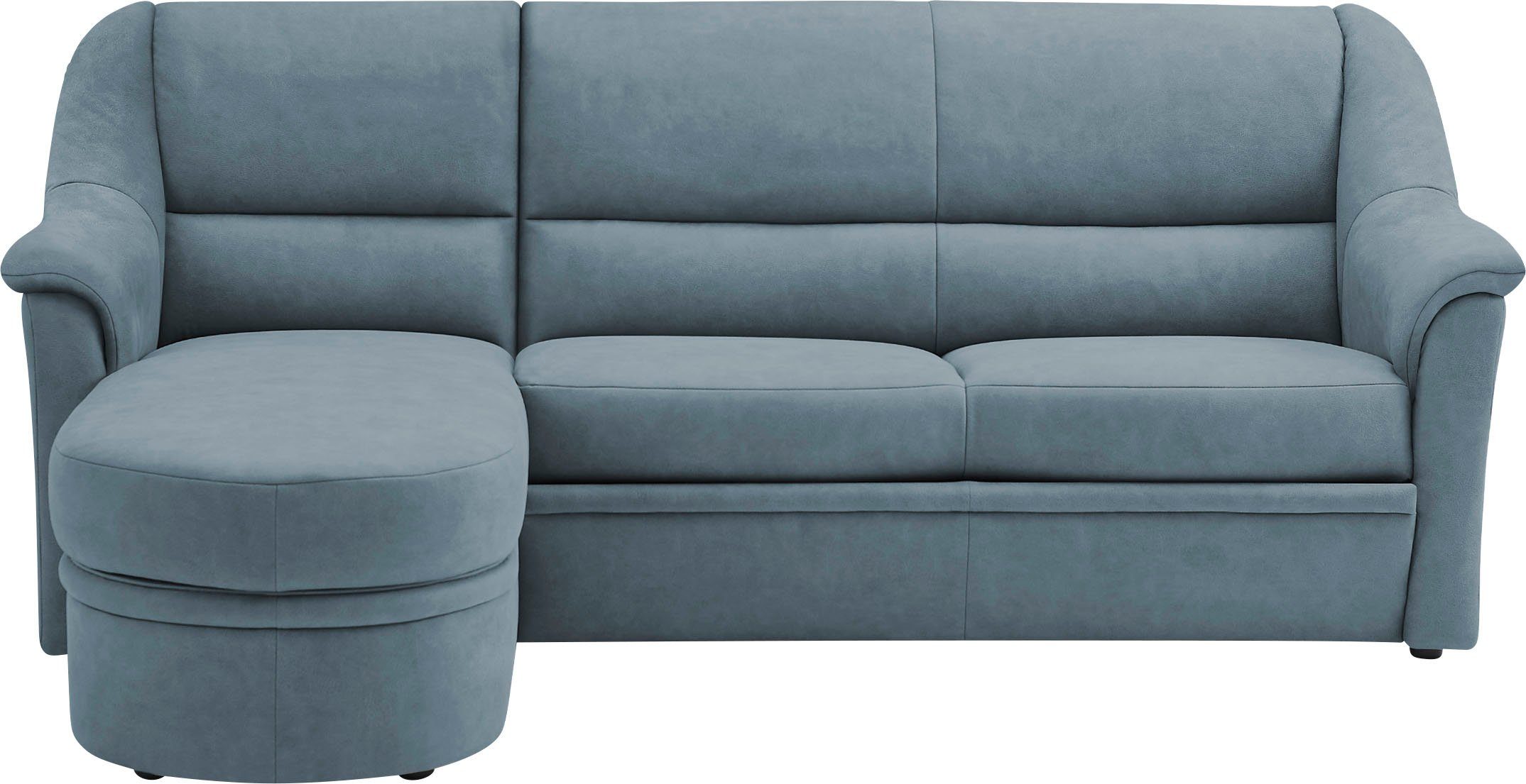 VILLA BECK Ecksofa Fiora, Breite 223 ccm, wahlweise mit Bettfunktion und Bettkasten