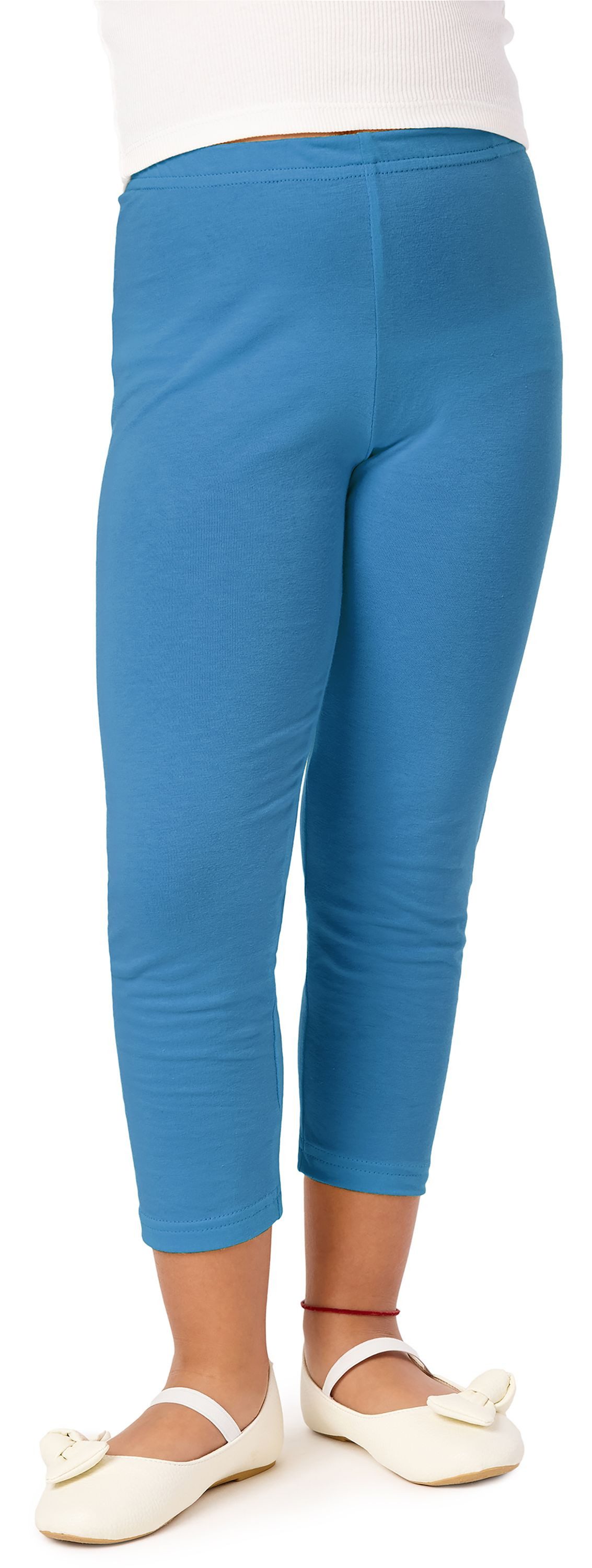 Merry Style Leggings Mädchen 3/4 Capri MS10-131 (1-tlg) elastischer Bund