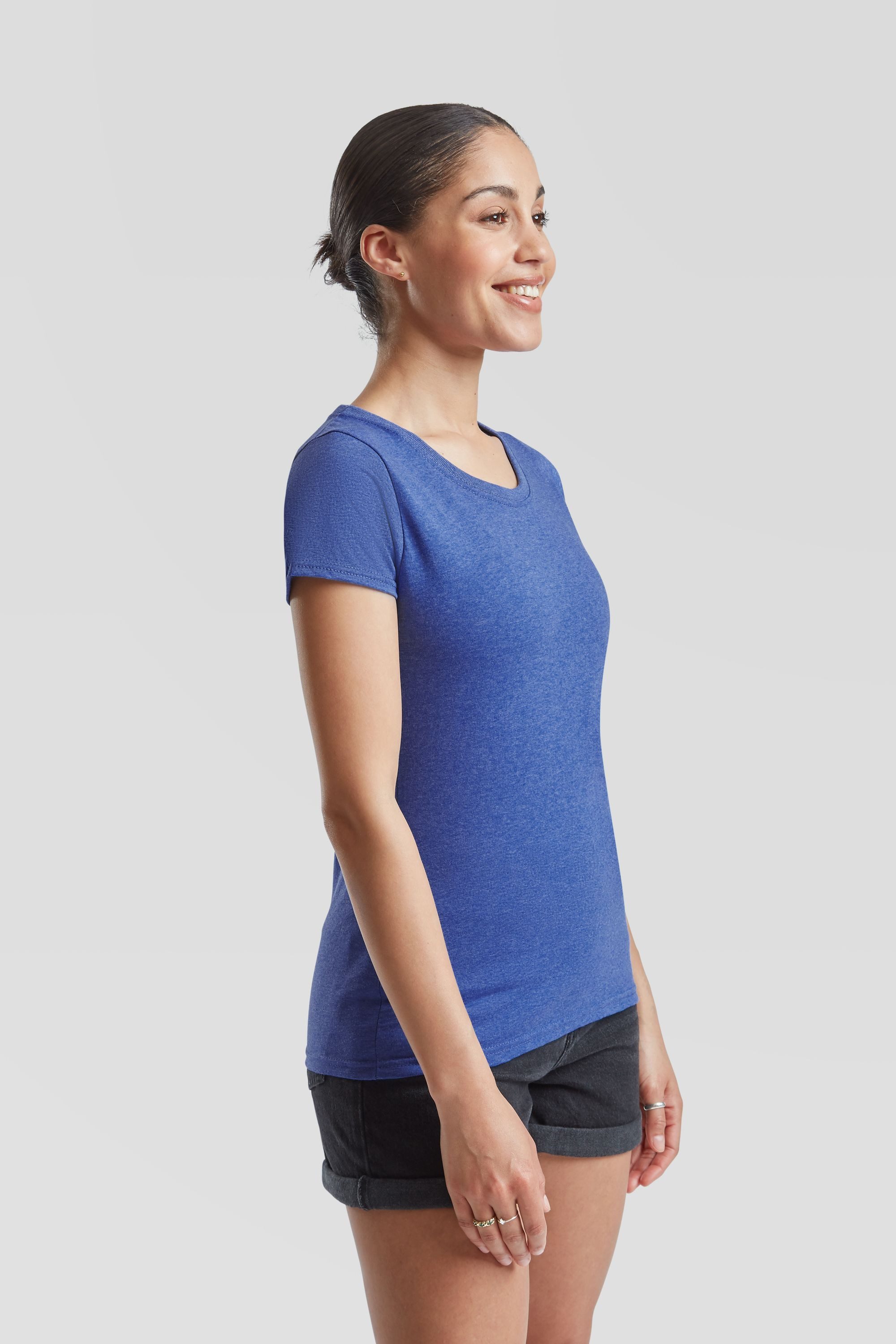 Fruit of the Loom Rundhalsshirt Fruit of the Loom Valueweight T Lady-Fit – Bild 4 von 5