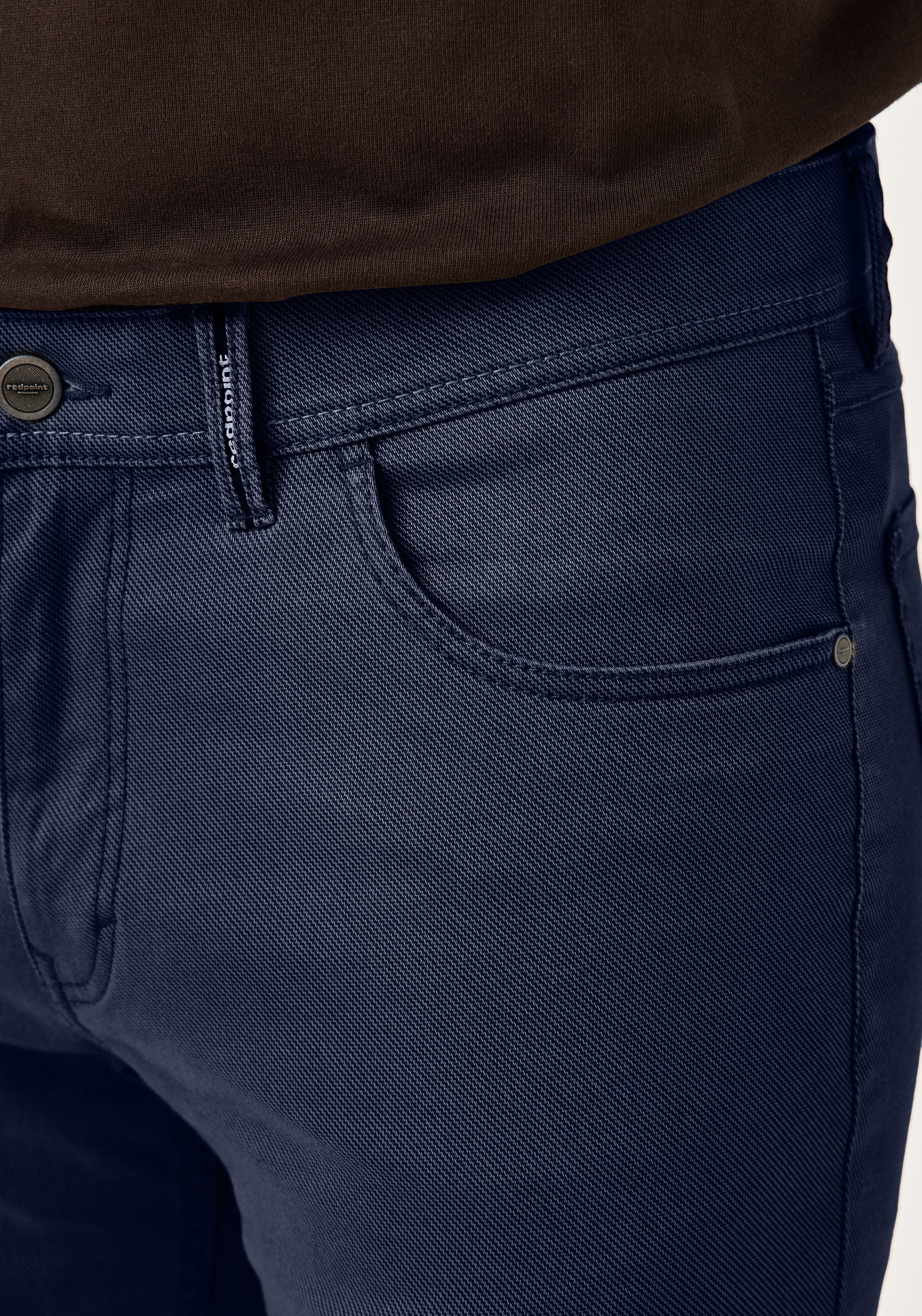 Redpoint Stoffhose MONTREAL Modern Fit Stoffhose mit elastischem Bund – Bild 5 von 5