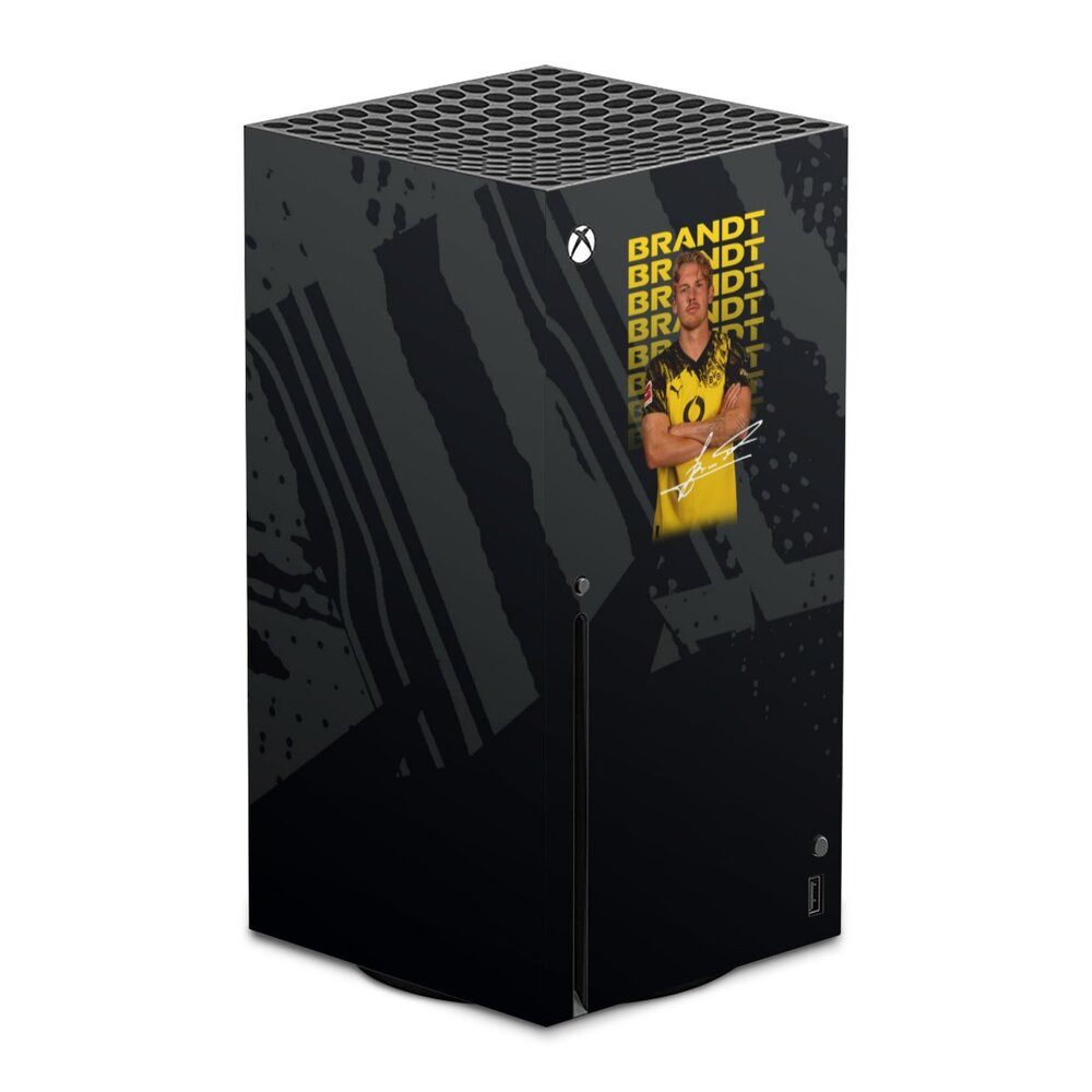 DeinDesign Konsolen-Cover Borussia Dortmund Julian Brandt BVB Julian Brandt 25/26, Microsoft Xbox Series X Skin Aufkleber Sticker Folie