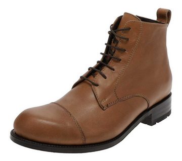 Sendra Boots LIGHTING 10984 Braun Stiefelette Rahmengenähter Herren Schnürstiefel