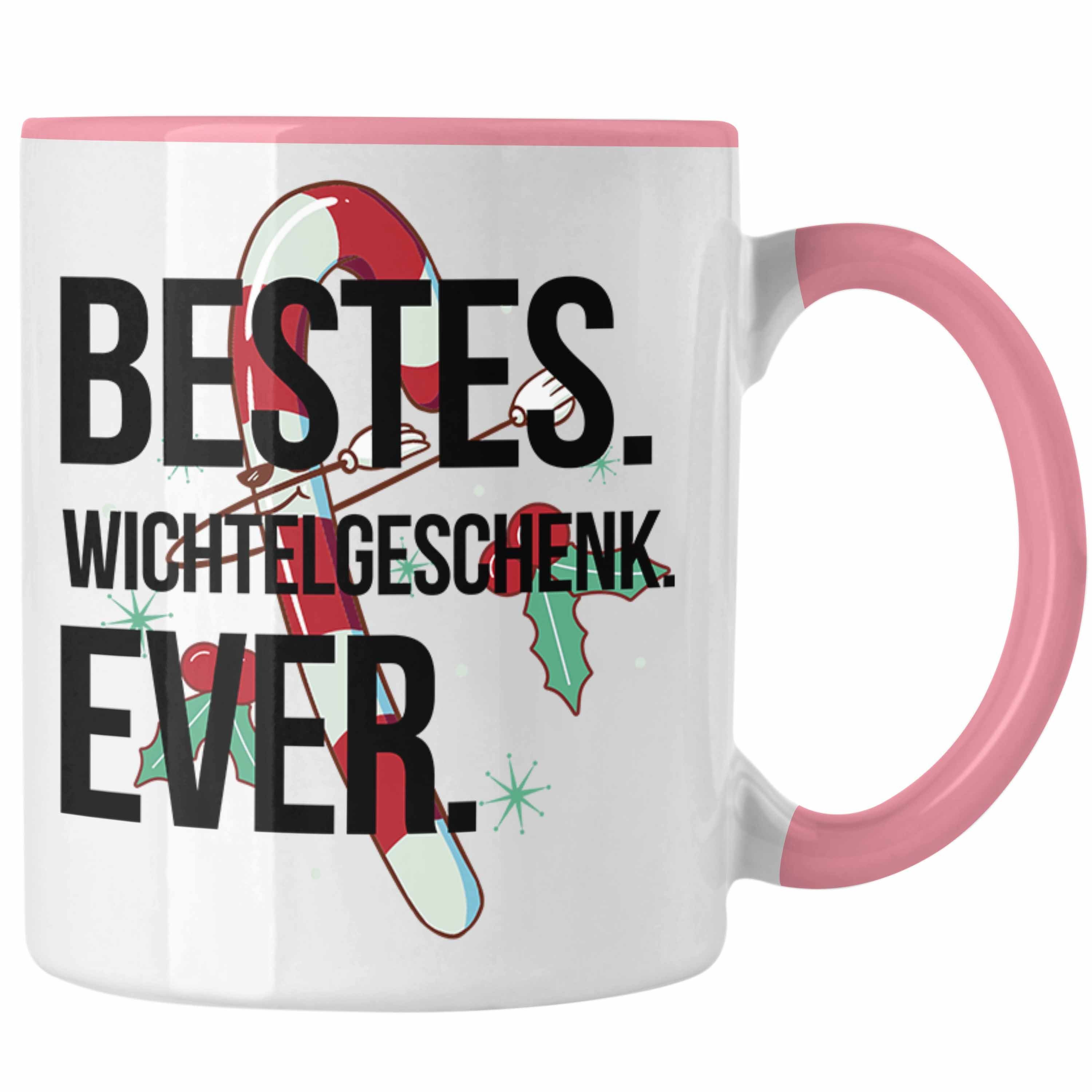 Trendation Tasse Schrott-Wichtelgeschenk für Frauen Kollegen Geschenk Wichteln Weihnach Rosa