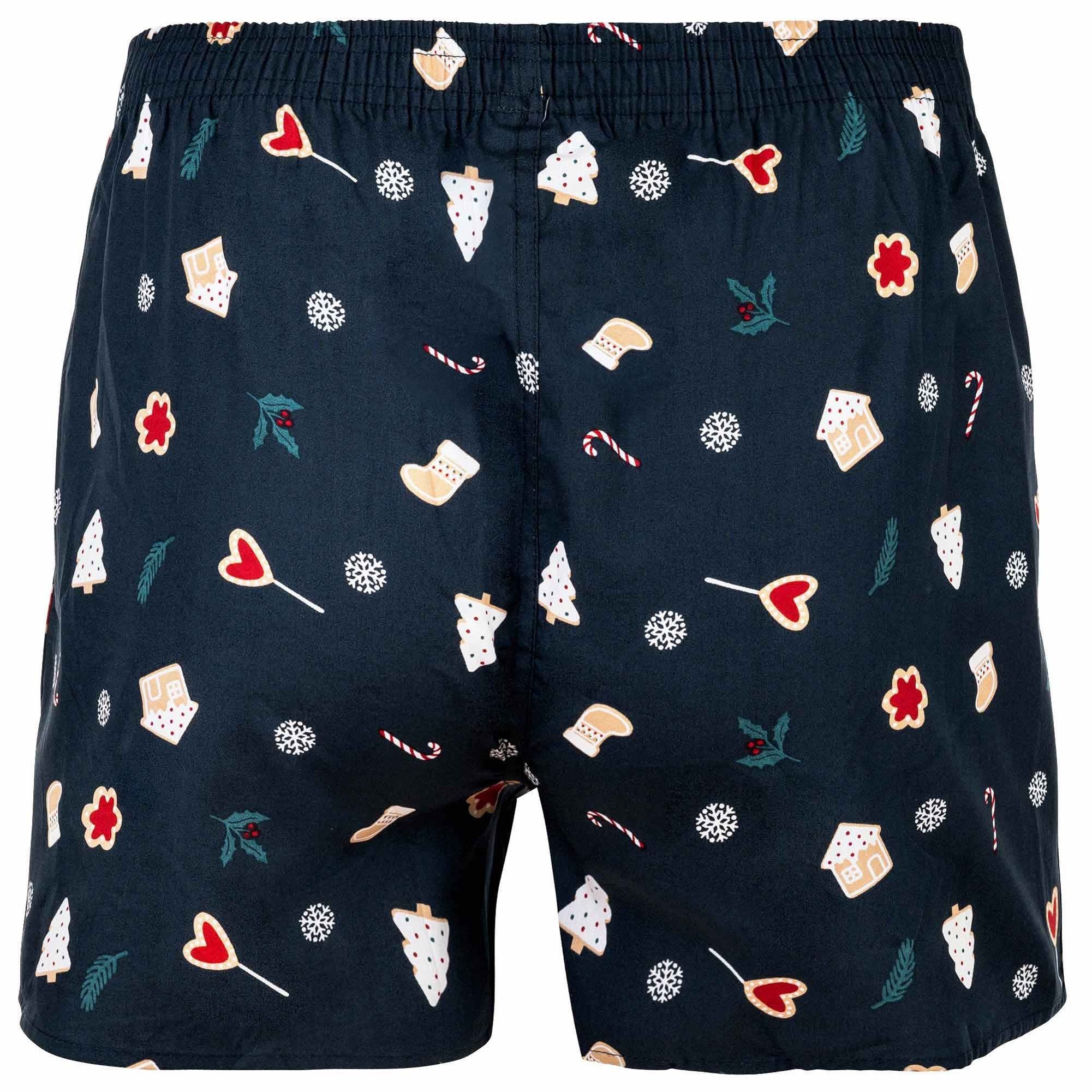 HAPPY SHORTS Boxershorts Herren Web-Boxershorts 1er Pack Baumwolle (Packung, 1er Pack)